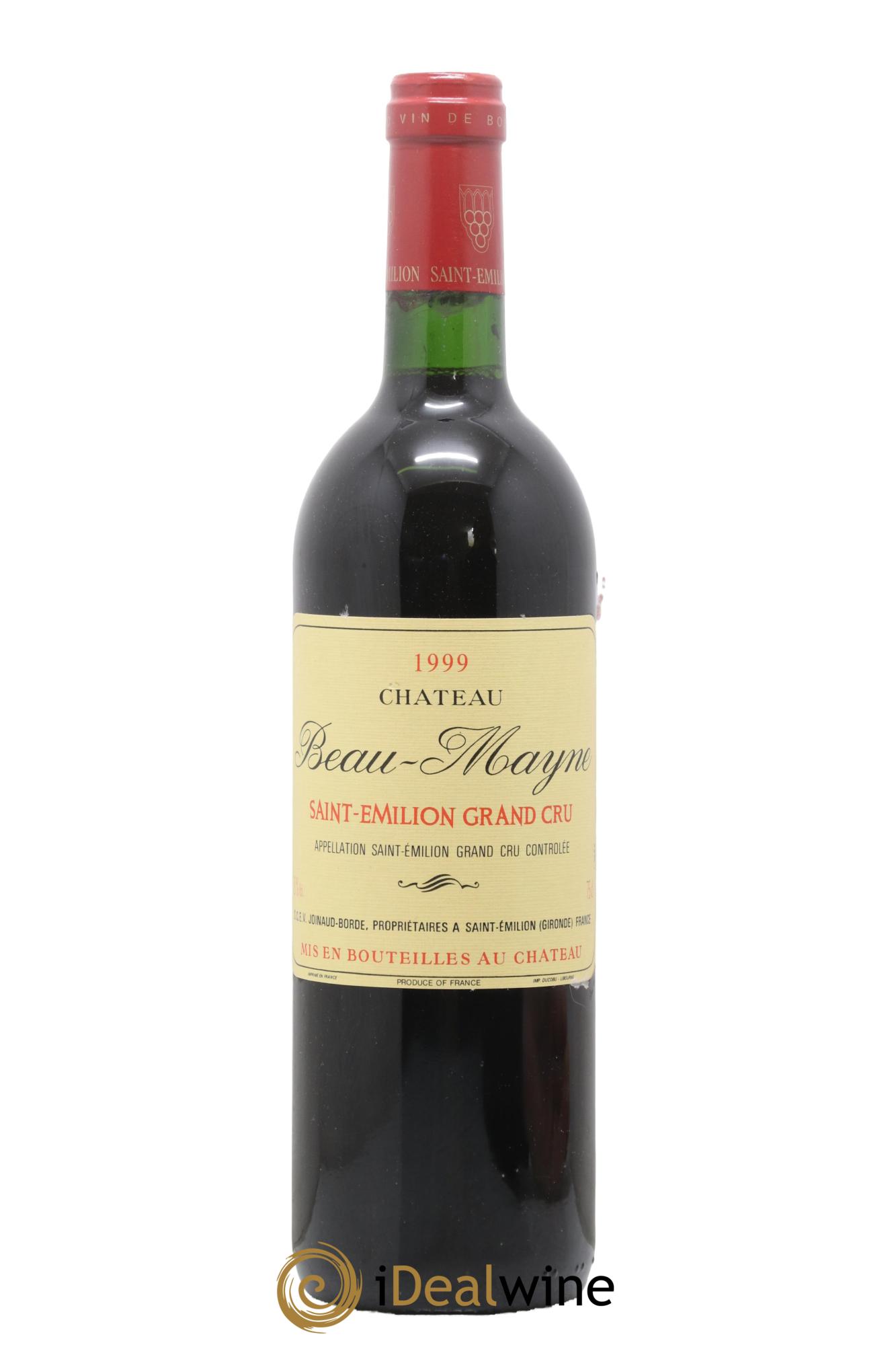 Saint-Émilion Grand Cru Château Beau Mayne 1999 - Lotto di 1 bottiglia - 0