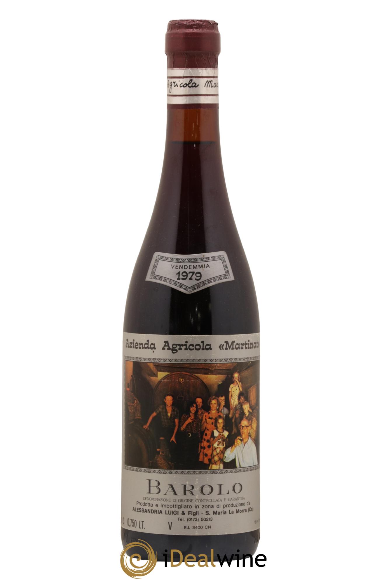 Barolo Martinat Alessandria Luigi 1979 - Lot de 1 bouteille - 0