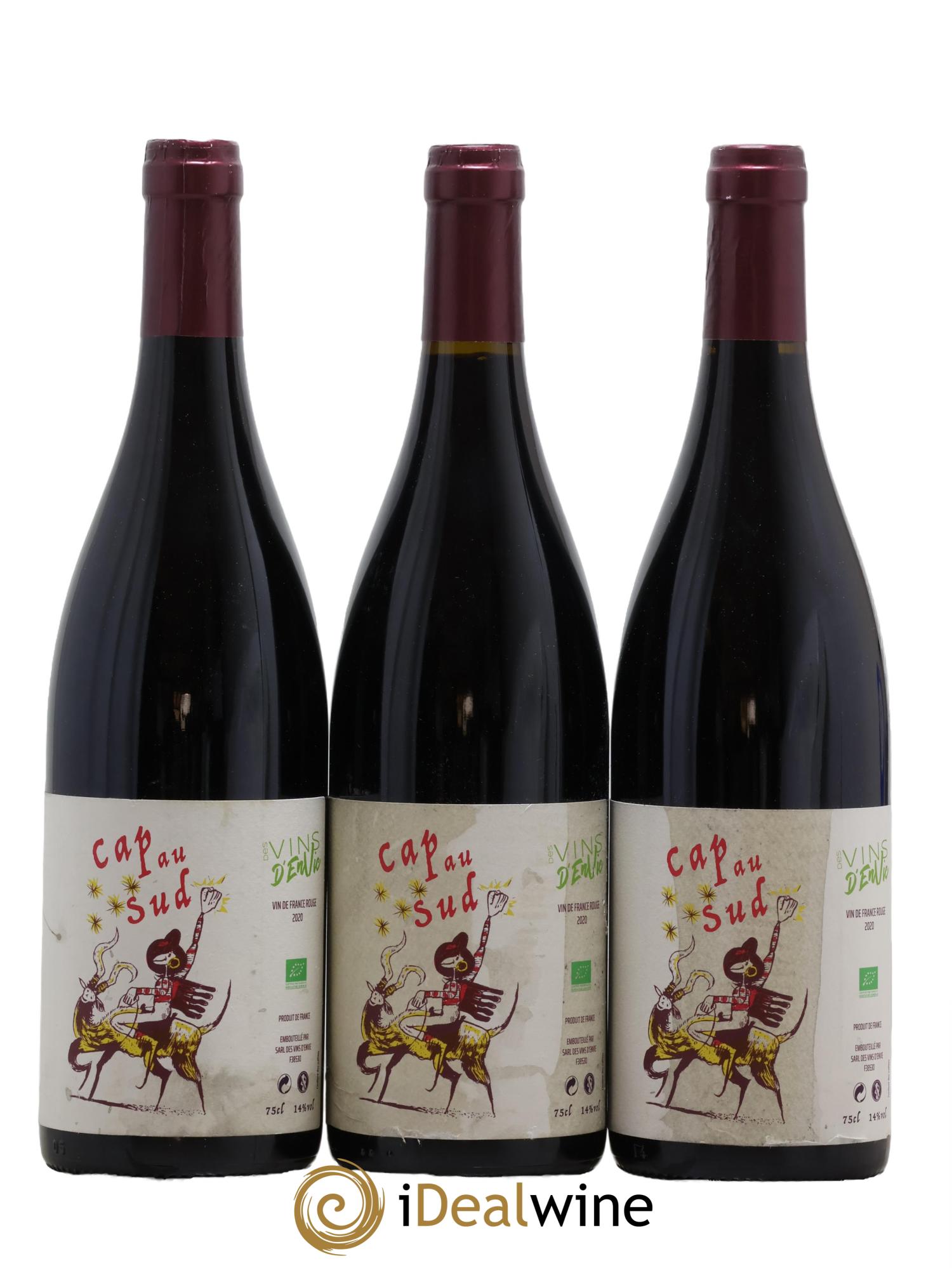 Vin de France Cap au Sud Des vins d'enVie - Maxime Dancoine 2020 - Lot de 3 bouteilles - 0