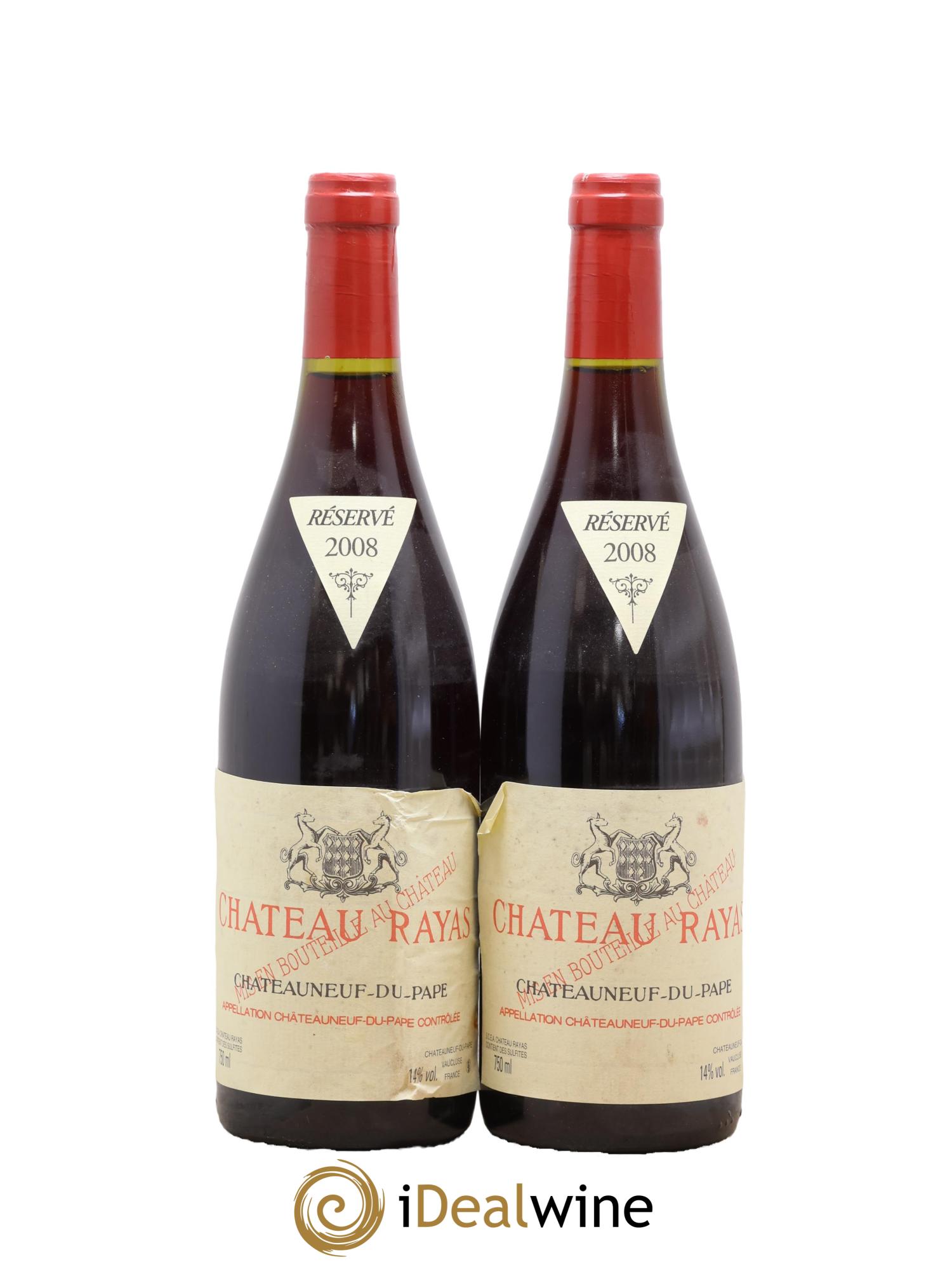 Châteauneuf-du-Pape Château Rayas Emmanuel Reynaud 2008 - Posten von 2 Flaschen - 0
