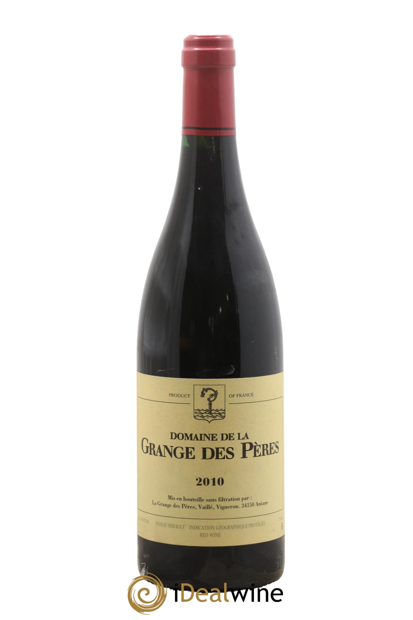 Pays d'Hérault Grange des Pères Laurent Vaillé 2010 - Lot de 1 bouteille - 0