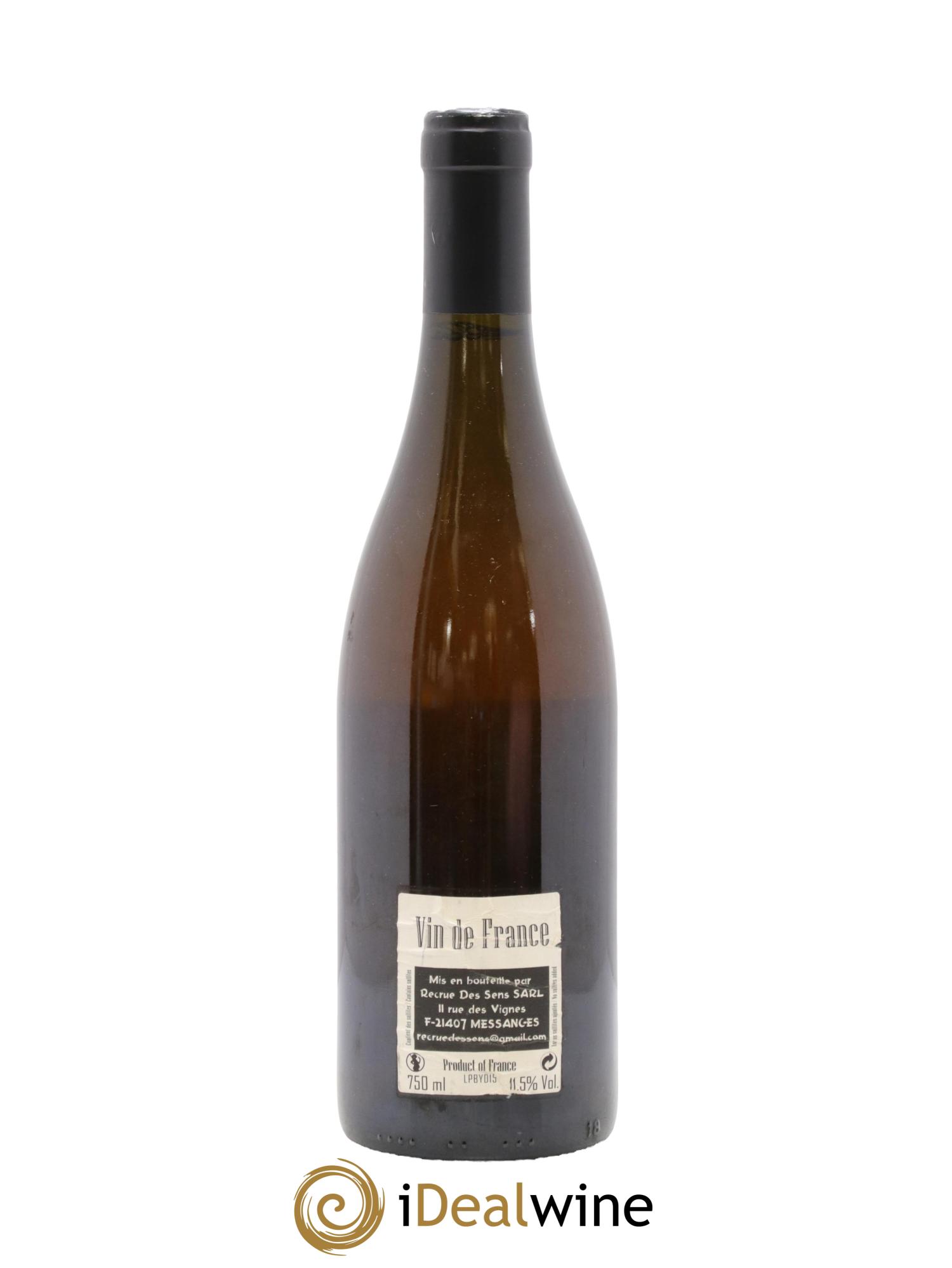 Vin de France Les Ponts Yann Durieux - Recrue des Sens 2015 - Lot de 1 bouteille - 1