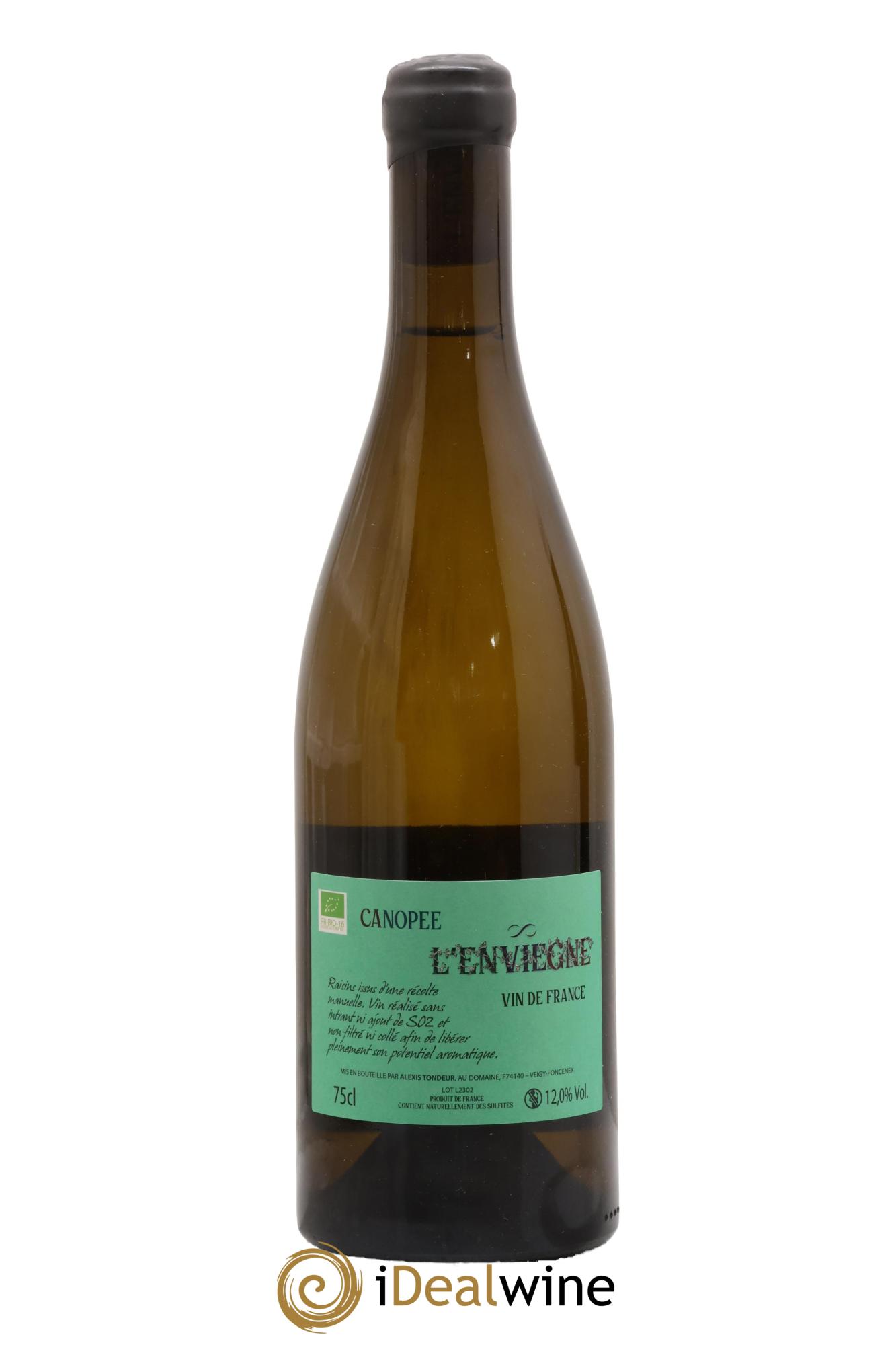 Vin de France Canopée Domaine De L’Enviegne 2023 - Lot de 1 bouteille - 1
