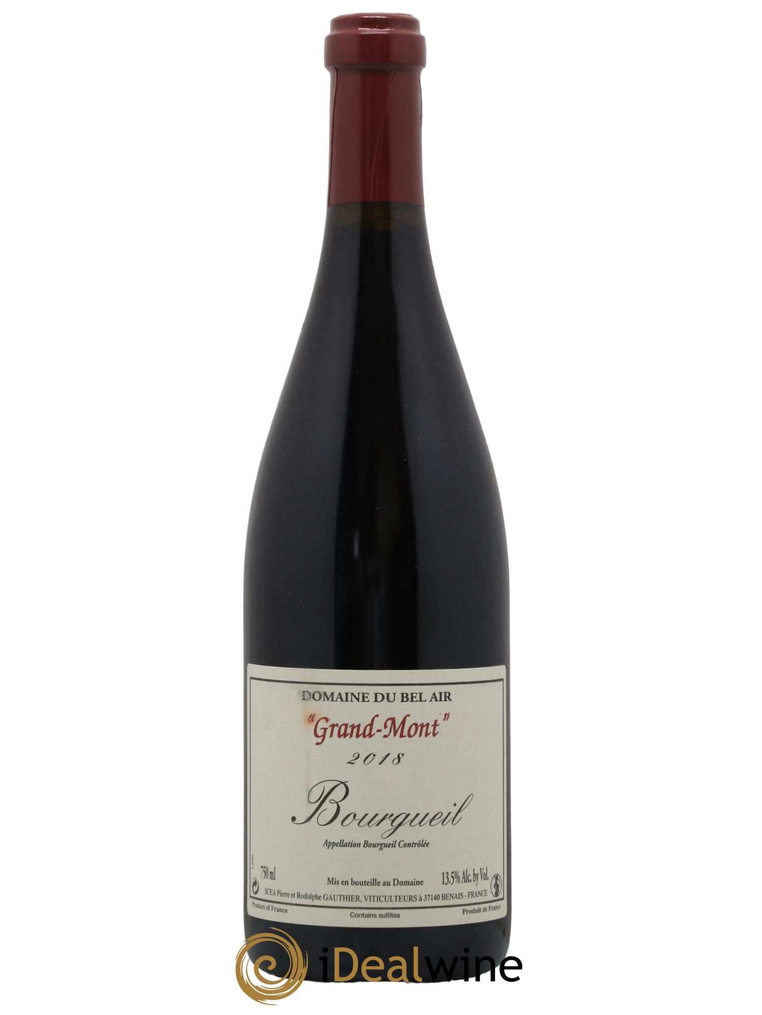 Bourgueil Grand Mont Domaine du Bel Air 2018 - Lot de 1 bouteille - 0