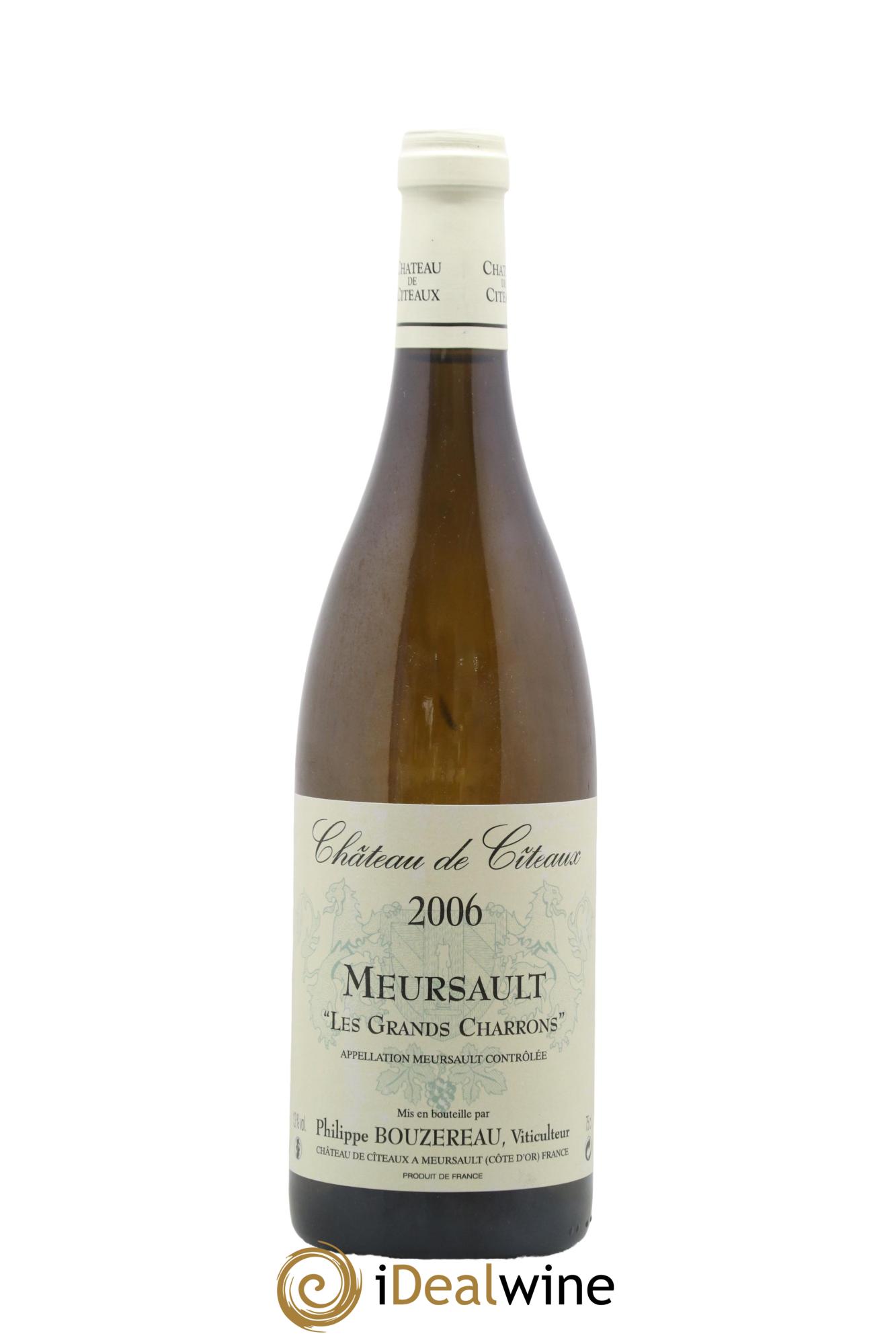 Meursault Les Grands Charrons Château de Citeaux Philippe Bouzereau 2006 - Lot of 1 bottle - 0