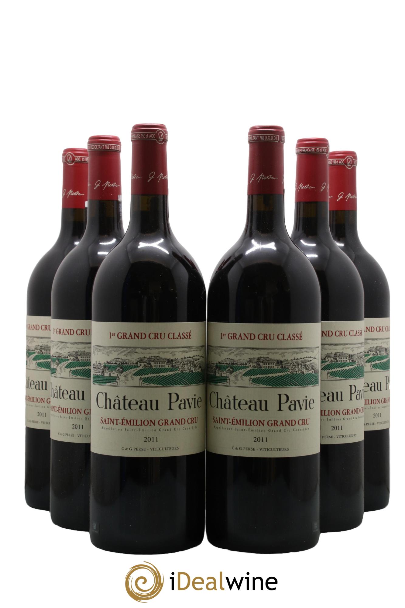 Château Pavie 1er Grand Cru Classé A 2011 - Lot de 6 magnums - 0