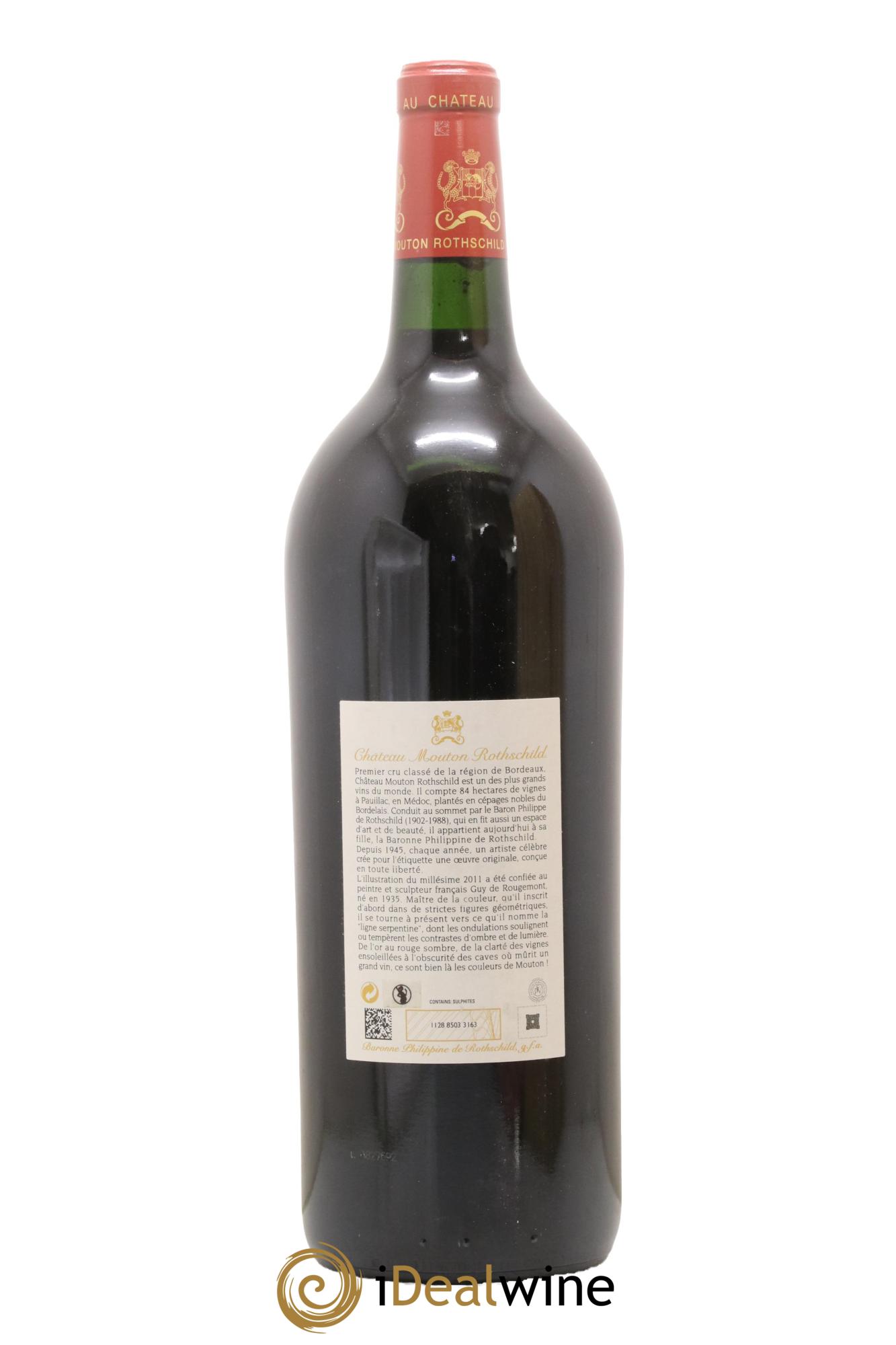 Château Mouton Rothschild 1er Grand Cru Classé 2011 - Lot of 1 magnum - 2