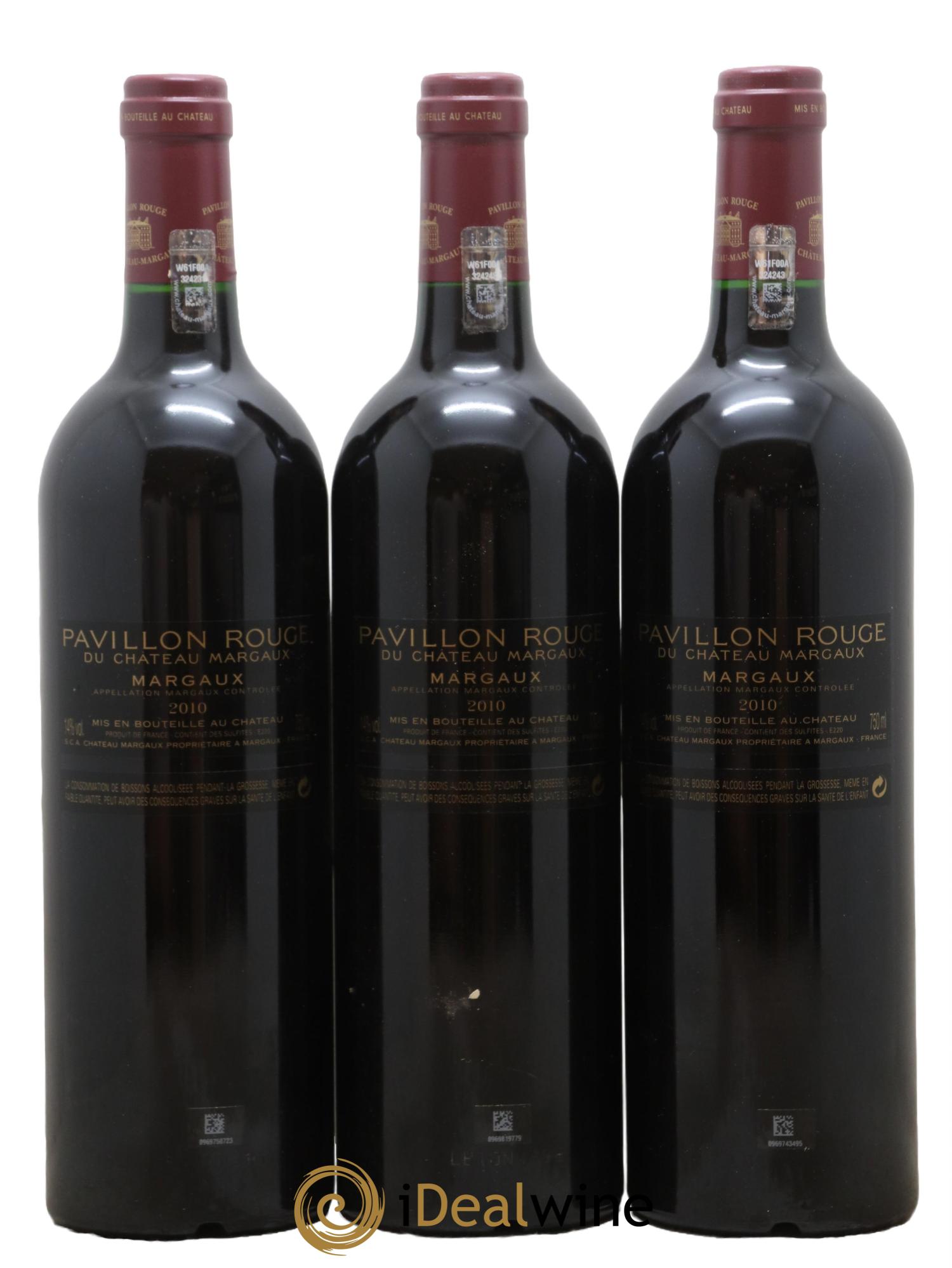 Pavillon Rouge du Château Margaux Second Vin 2010 - Lot de 12 bouteilles - 2