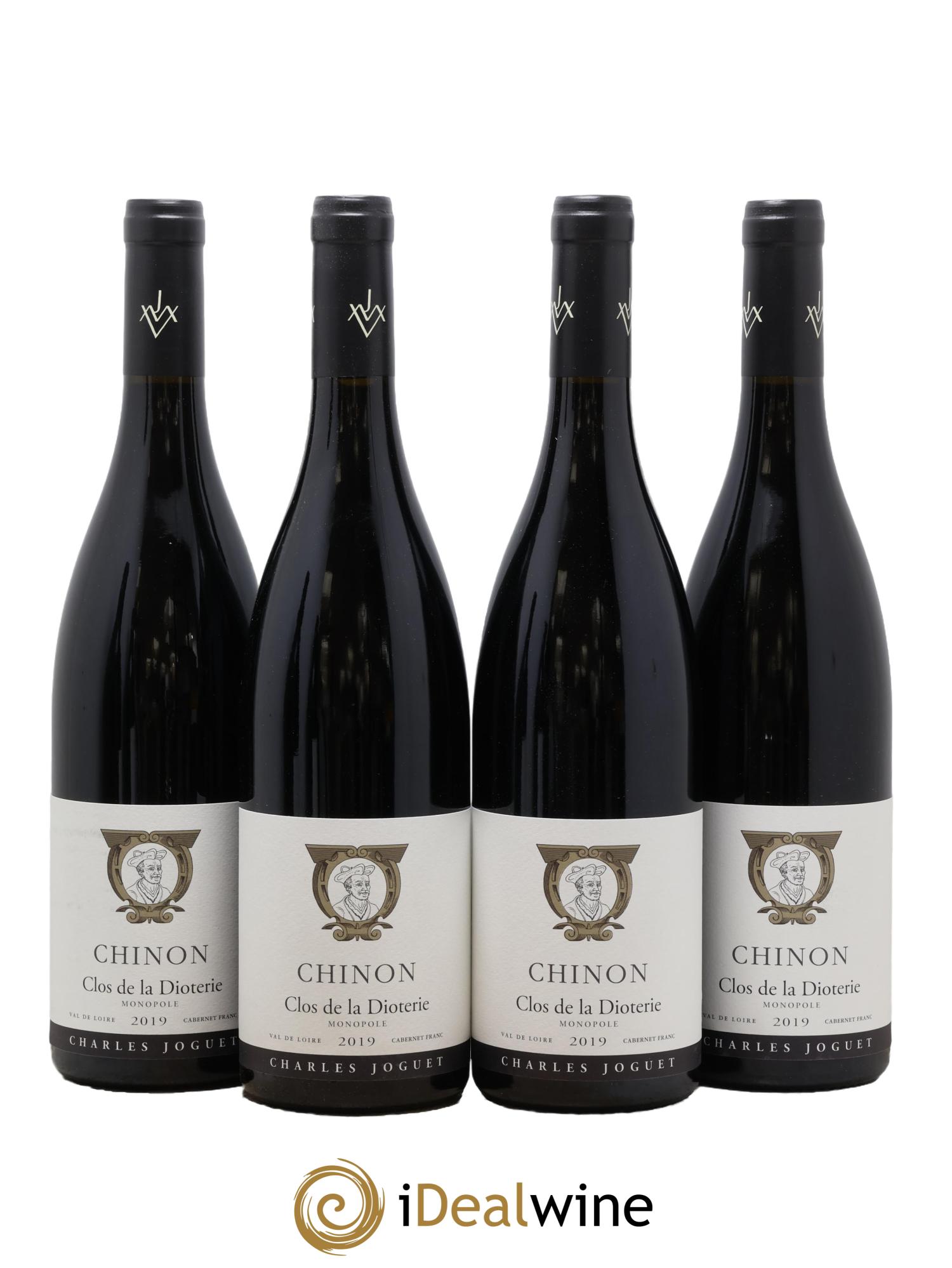 Chinon Clos de La Dioterie Charles Joguet 2019 - Lot de 4 bouteilles - 0