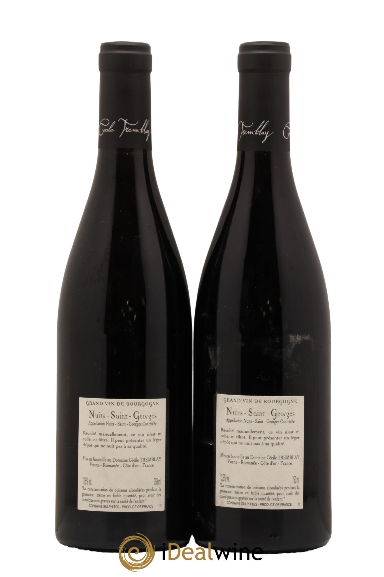 Nuits-Saint-Georges Albuca Cécile Tremblay 2020 - Lot of 2 bottles - 1