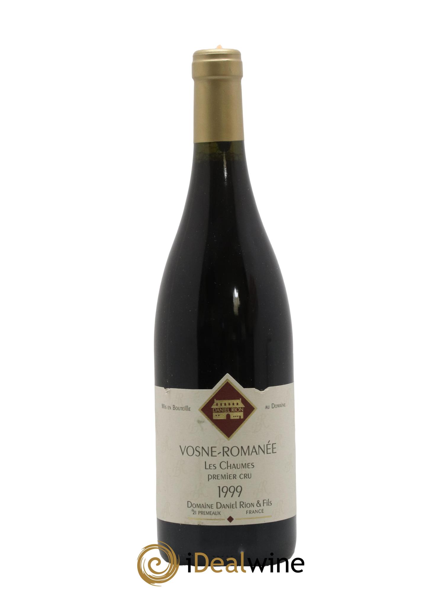 Vosne-Romanée 1er Cru Les Chaumes Domaine Daniel Rion & Fils 1999 - Lot de 1 bouteille - 0