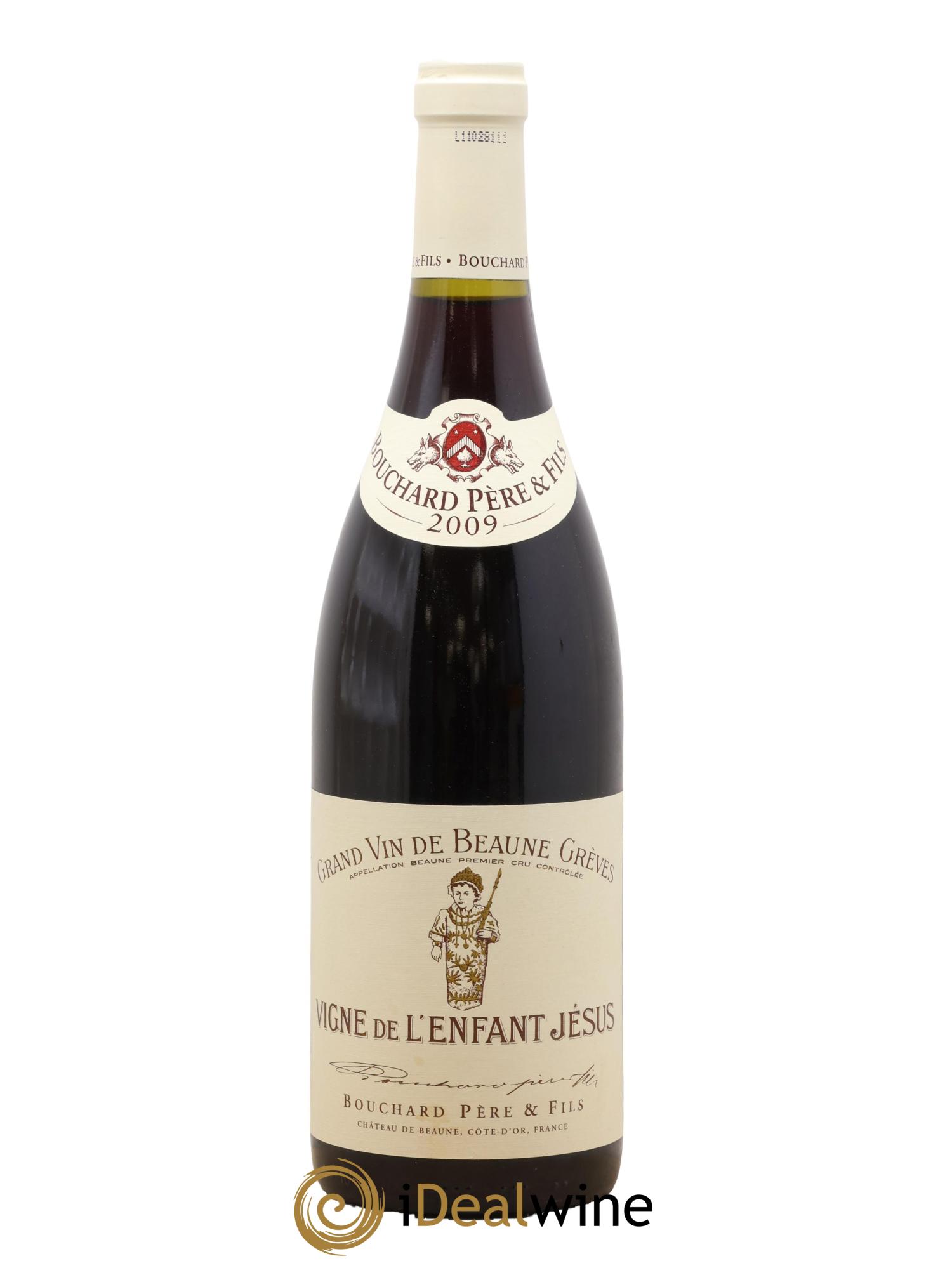 Beaune 1er Cru Grèves - Vigne de l'Enfant Jésus Bouchard Père & Fils 2009 - Lot of 1 bottle - 0