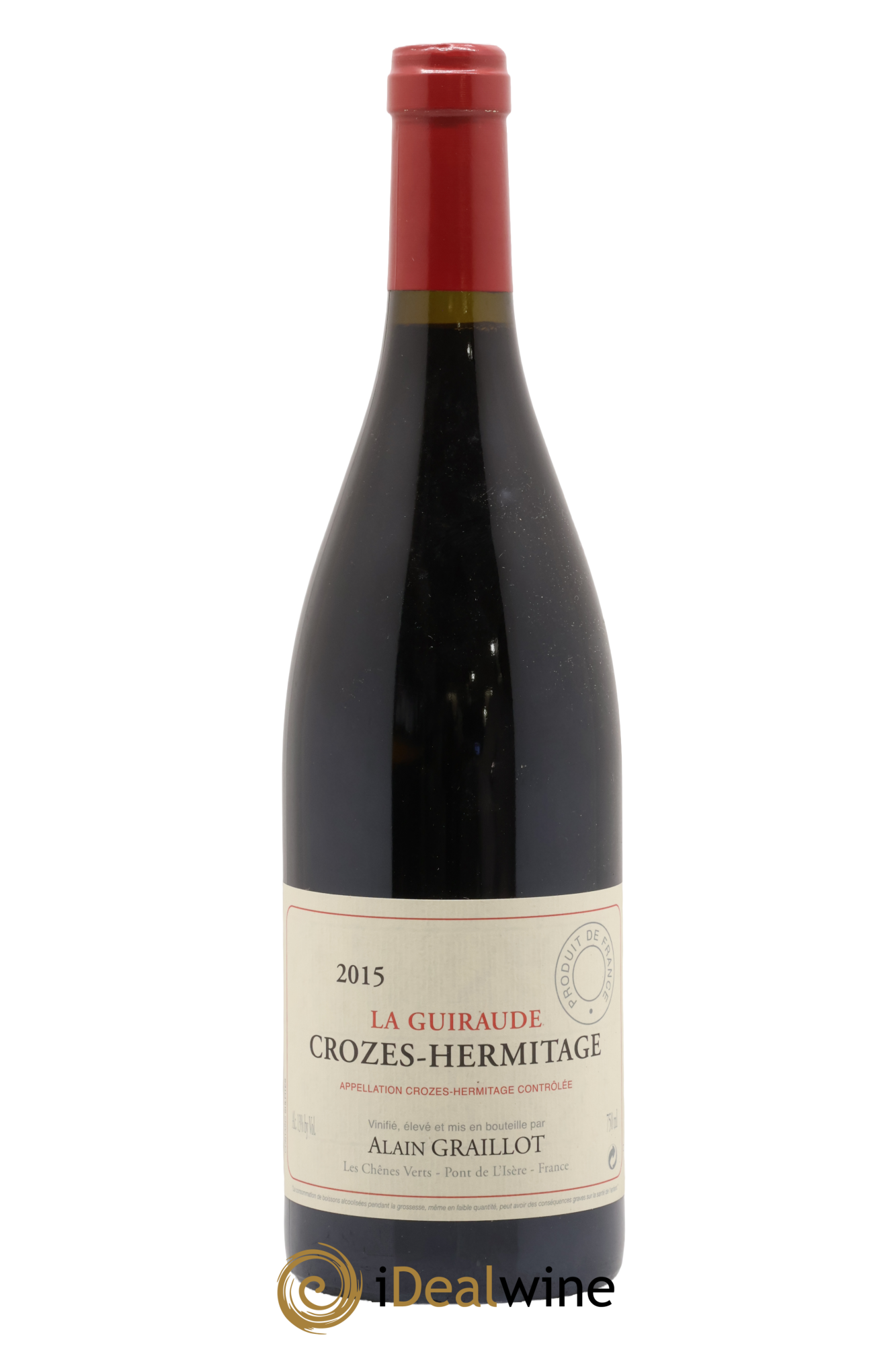 Crozes-Hermitage La Guiraude Domaine Graillot 2015 - Lot de 1 bouteille - 0