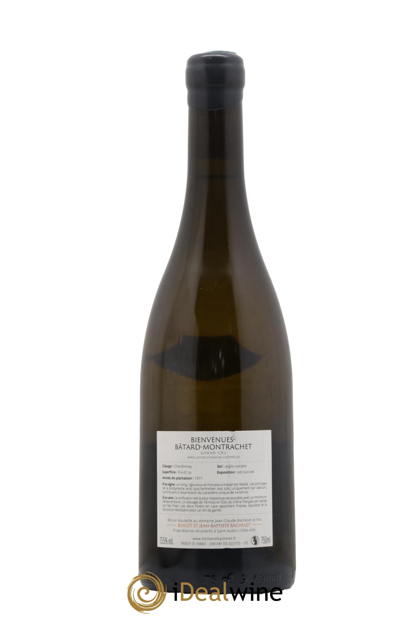 Bienvenues-Bâtard-Montrachet Grand Cru Jean-Claude Bachelet (Domaine) 2018 - Lot de 1 bouteille - 1