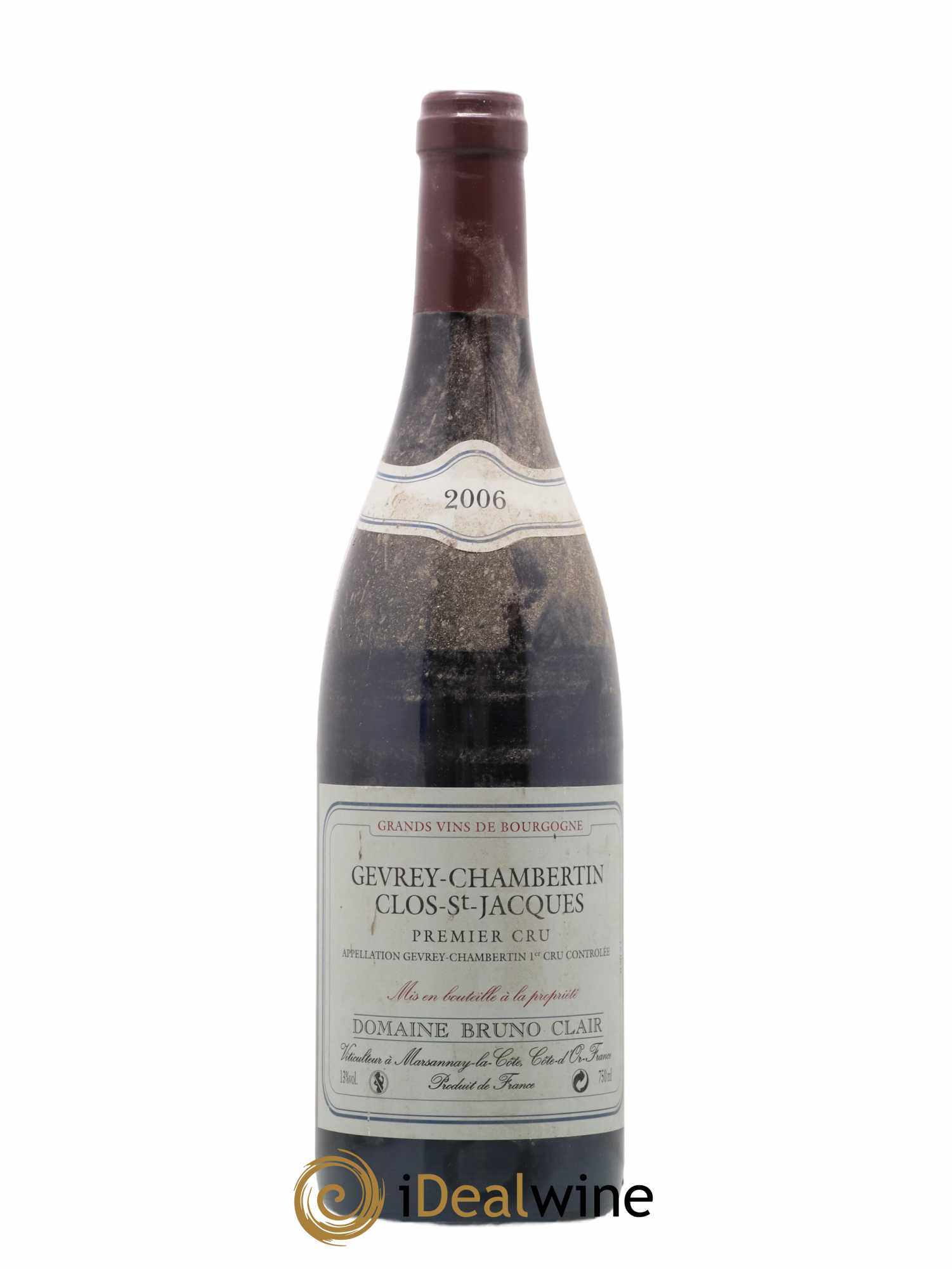 Gevrey-Chambertin 1er Cru Clos Saint-Jacques Bruno Clair (Domaine) 2006 - Lot de 1 bouteille - 0