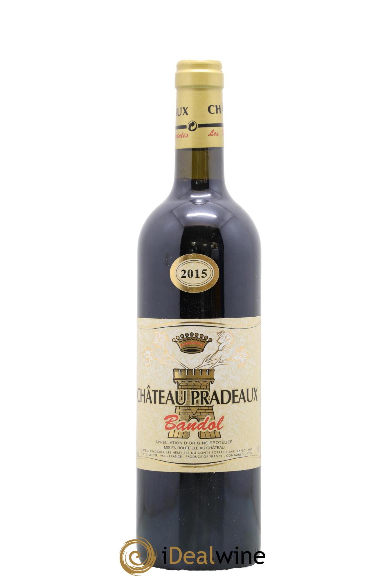 Bandol Château Pradeaux Famille Portalis 2015 - Lot of 1 bottle - 0