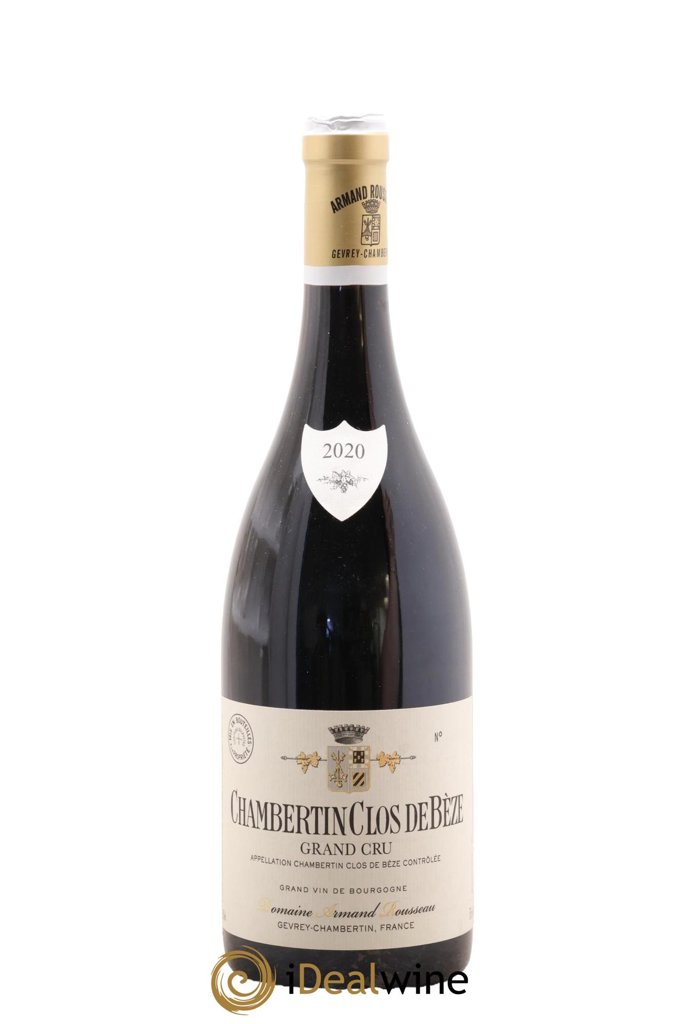 Chambertin Clos de Bèze Grand Cru Armand Rousseau (Domaine) 2020 - Lot de 1 bouteille - 0