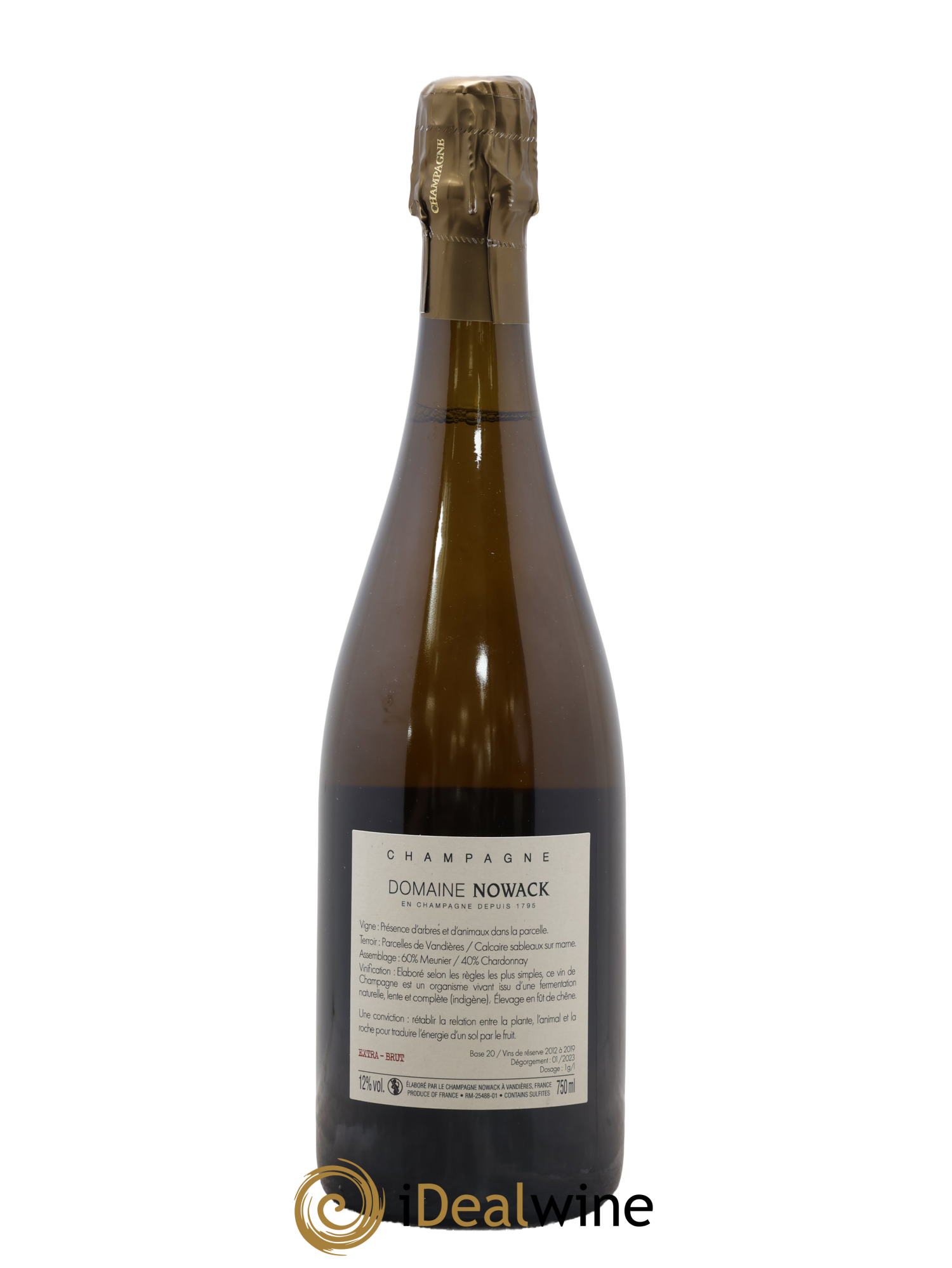 S.A (Sans Année) Brut Nature Nowack - Posten von 1 Flasche - 1