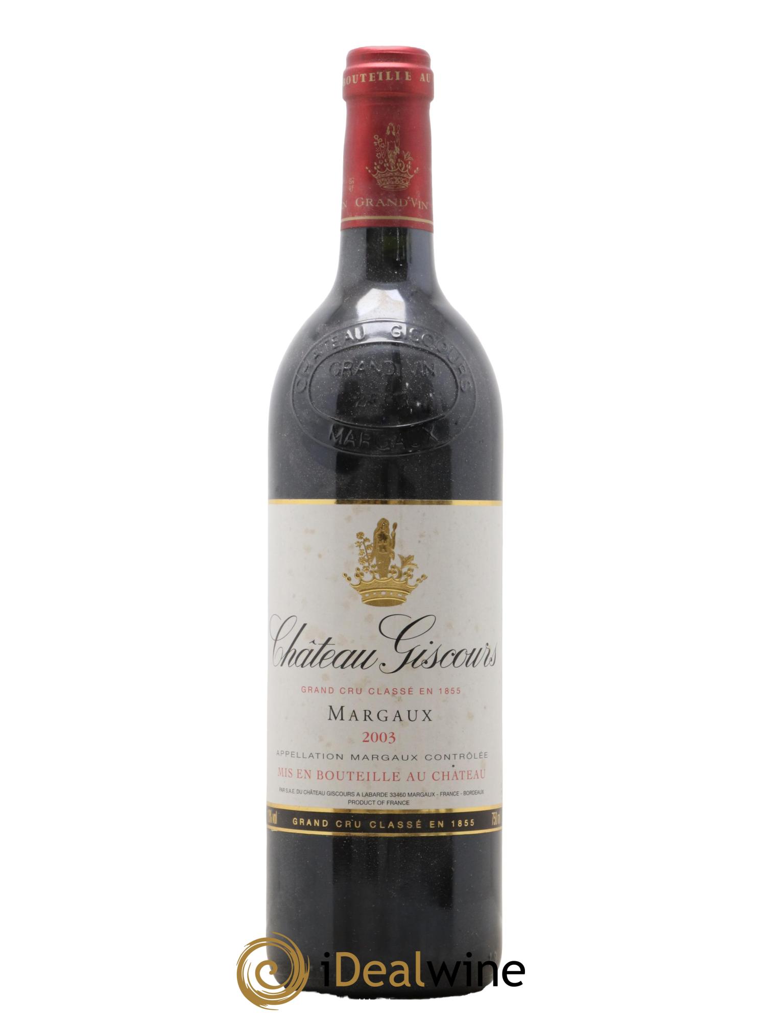 Château Giscours 3ème Grand Cru Classé 2003 - Lot de 1 bouteille - 0