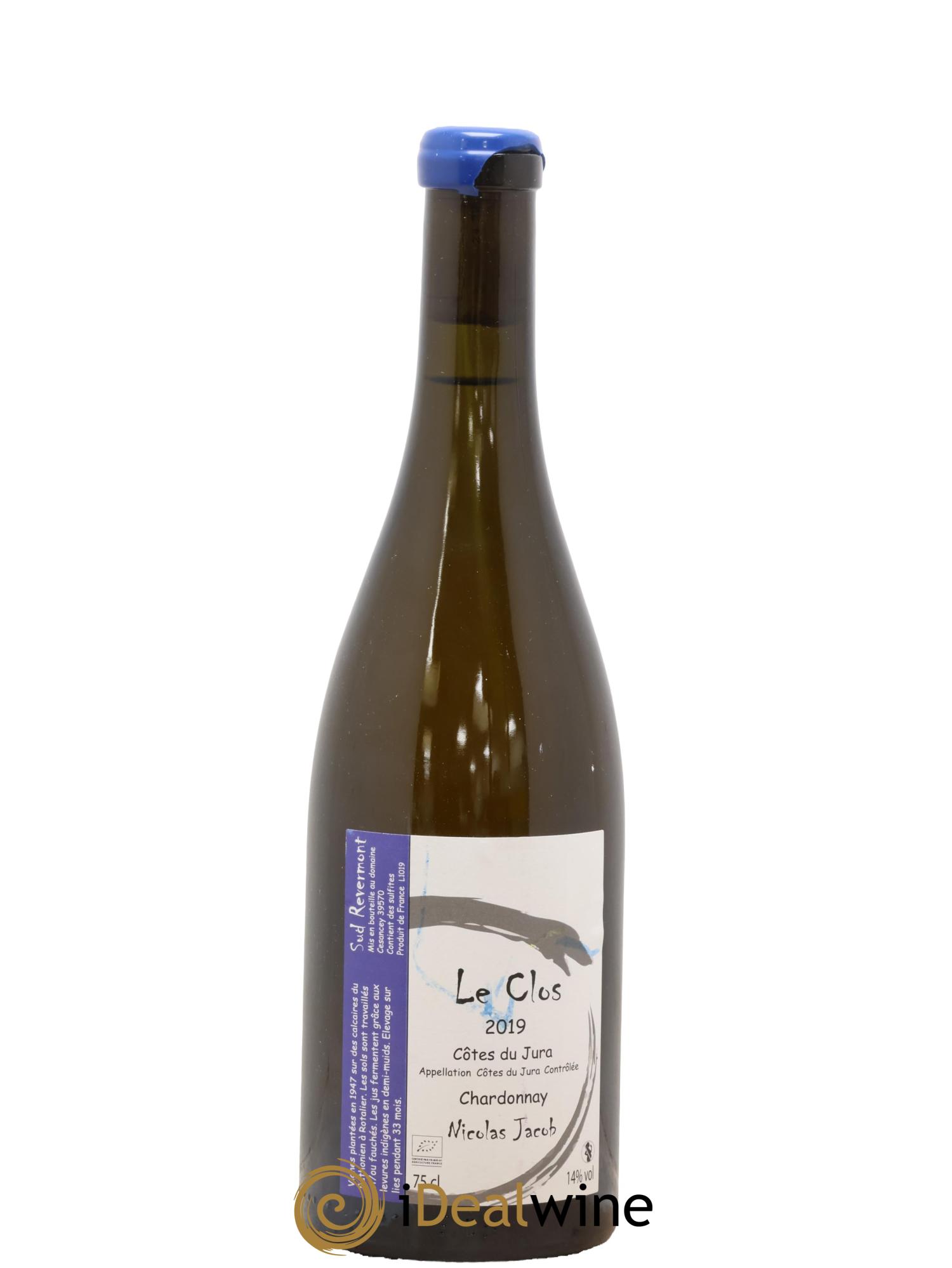 Côtes du Jura Chardonnay Le Clos Nicolas Jacob 2019 - Lot de 1 bouteille - 0