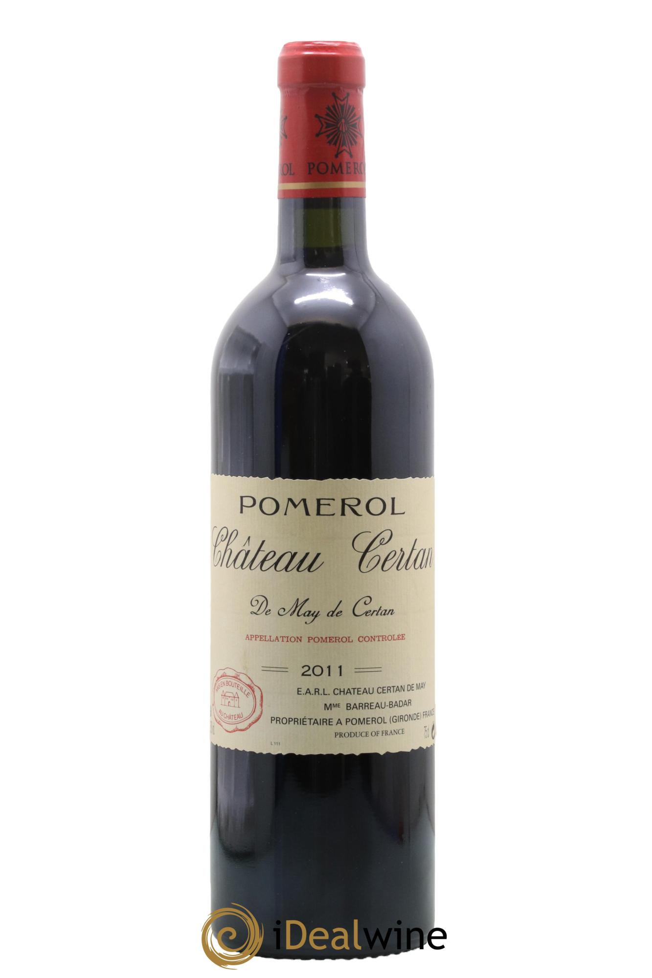 Château Certan de May 2011 - Posten von 1 Flasche - 0