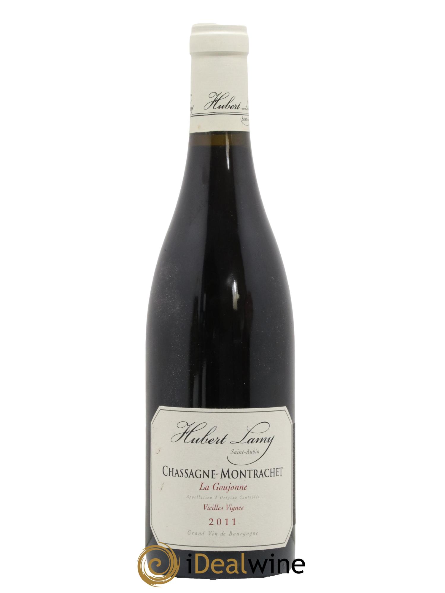 Chassagne-Montrachet La Goujonne Vielles Vignes Hubert Lamy 2011 - Lot de 1 bouteille - 0