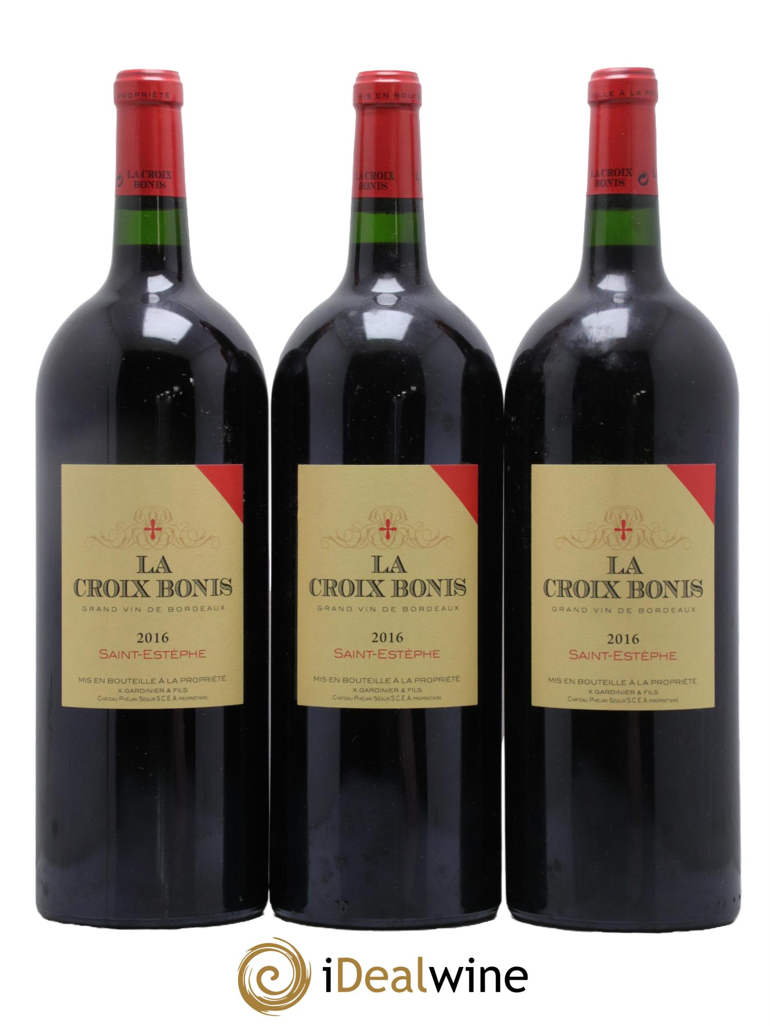 Saint-Estèphe Château La Croix Bonis 2016 - Lot de 3 magnums - 0