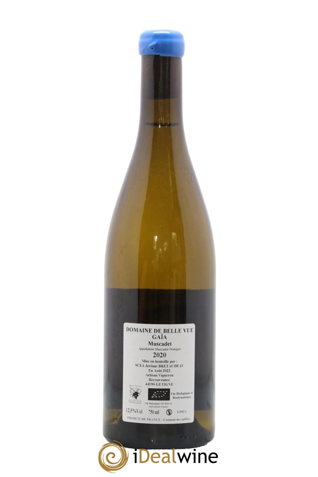 Muscadet-Sèvre-et-Maine Gaia Jérôme Bretaudeau - Domaine de Bellevue 2020 - Lotto di 1 bottiglia - 1