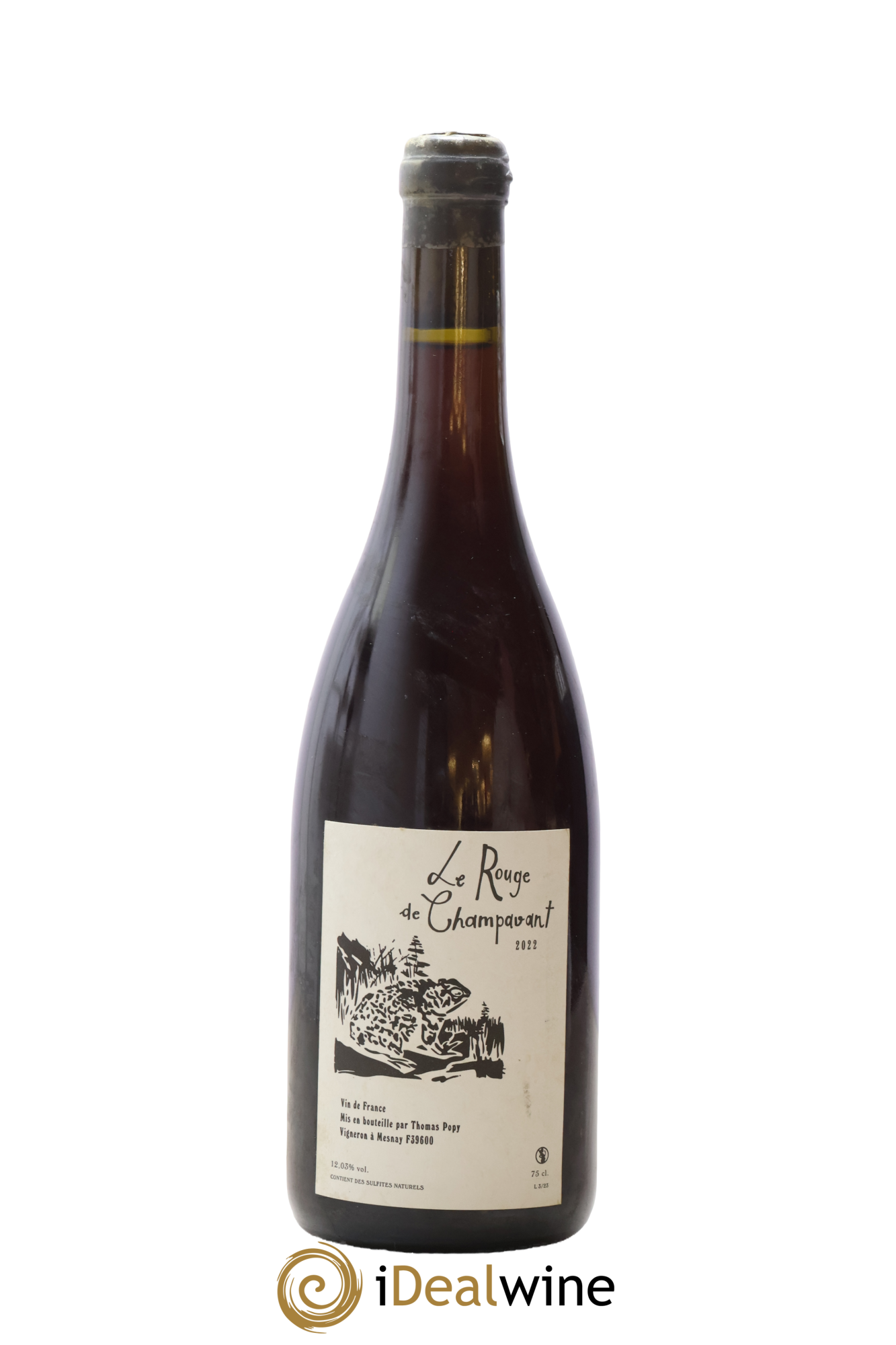 Vin de France Le Rouge de Champavant Thomas Popy 2022 - Lot of 1 bottle - 0