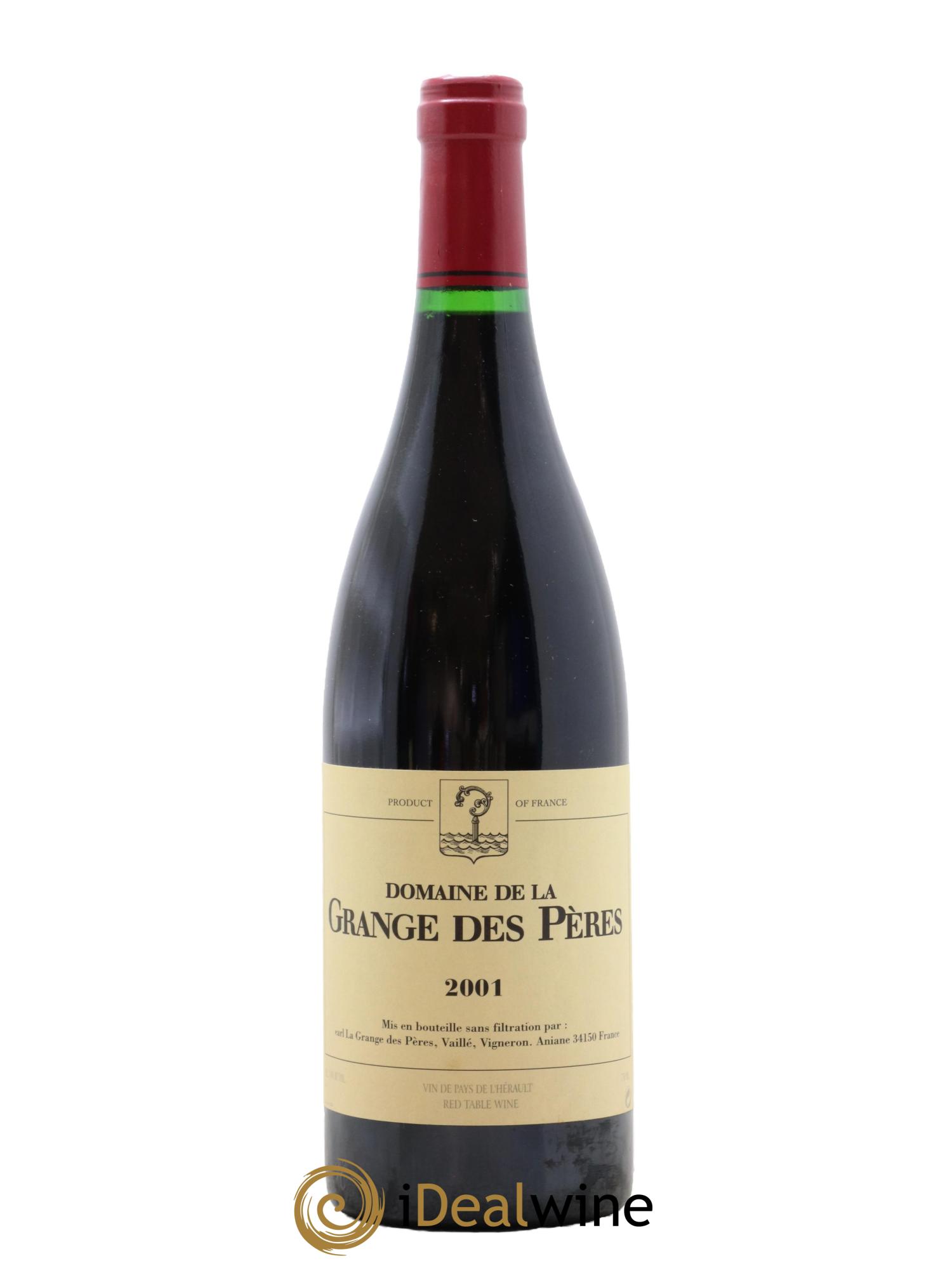 Pays d'Hérault Grange des Pères Laurent Vaillé 2001 - Lot de 1 bouteille - 0