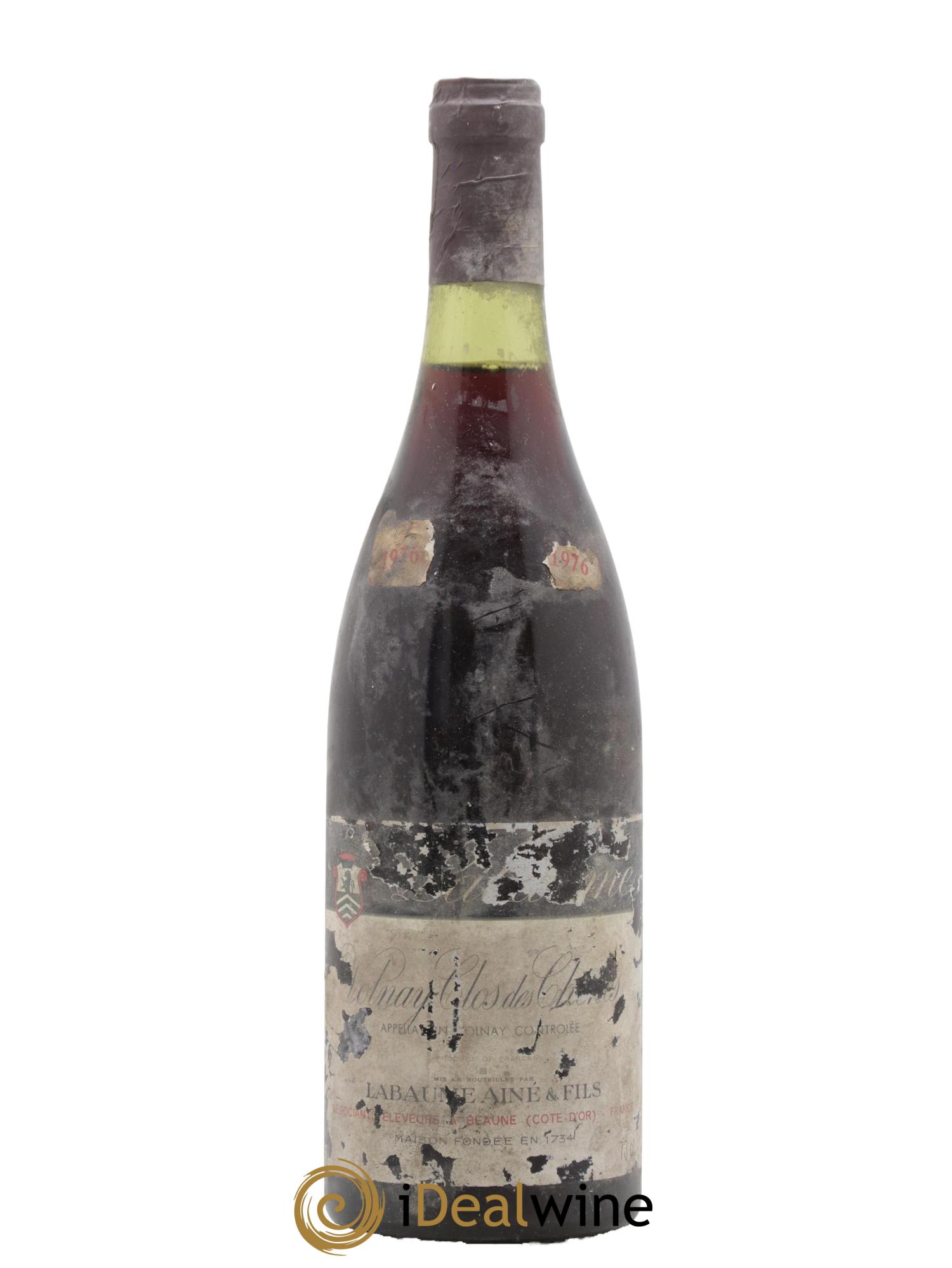 Volnay 1er Cru Clos des Chênes La Baume Aînée 1976 - Lot de 1 bouteille - 0