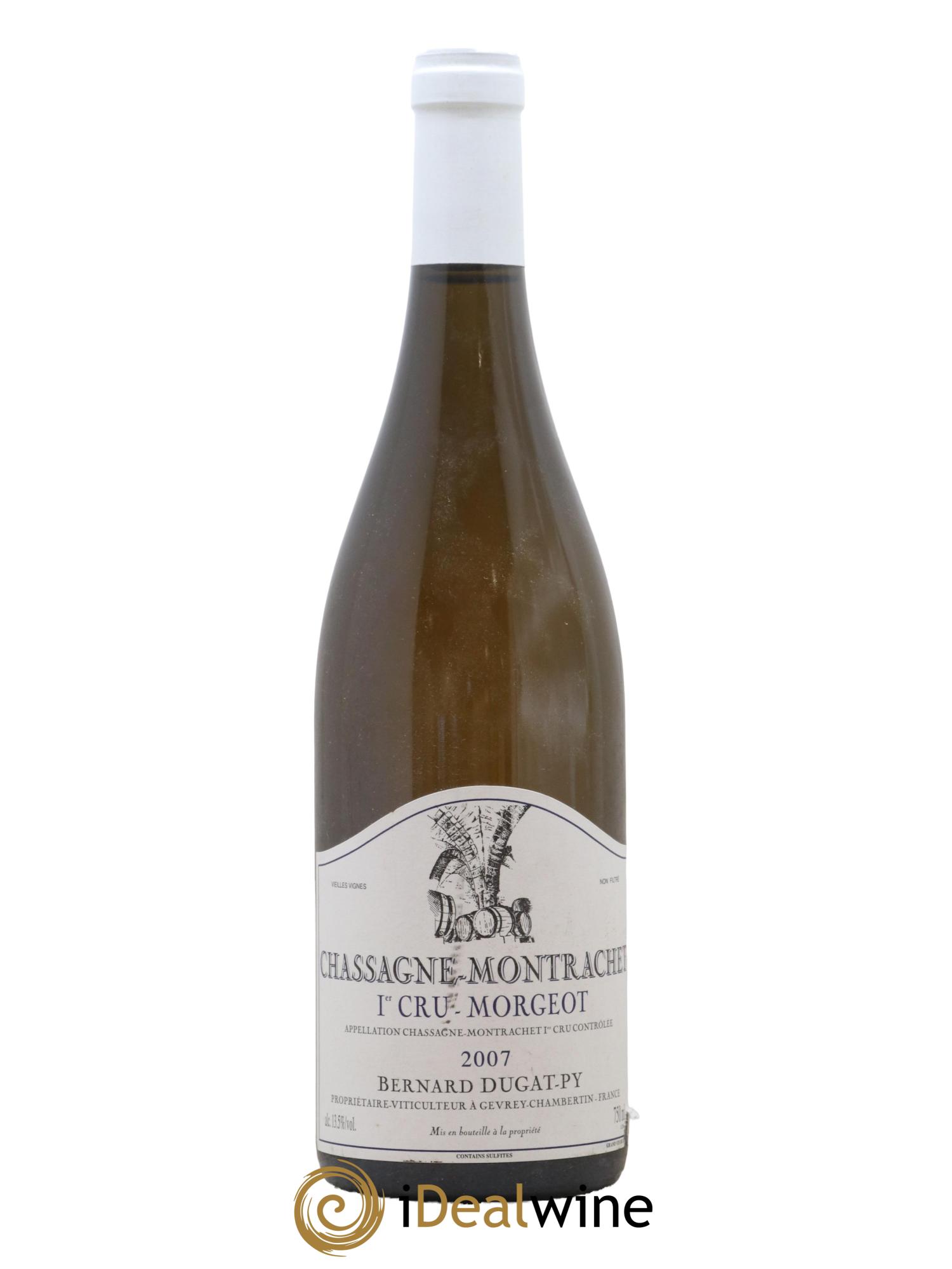Chassagne-Montrachet 1er Cru Morgeot Dugat-Py 2007 - Lot de 1 bouteille - 0