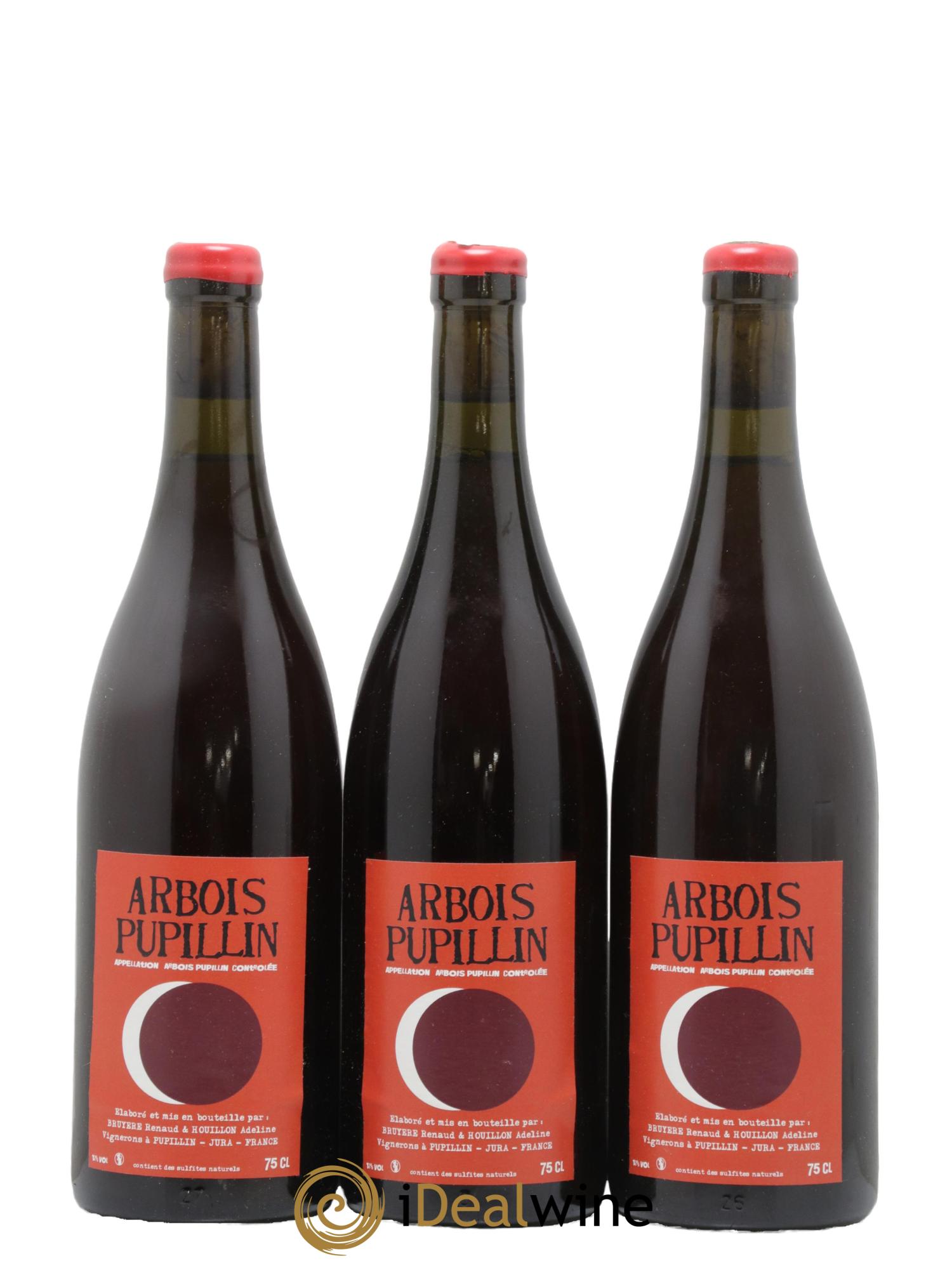 Arbois-Pupillin Ploussard Adeline Houillon & Renaud Bruyère 2014 - Lot de 3 bouteilles - 0