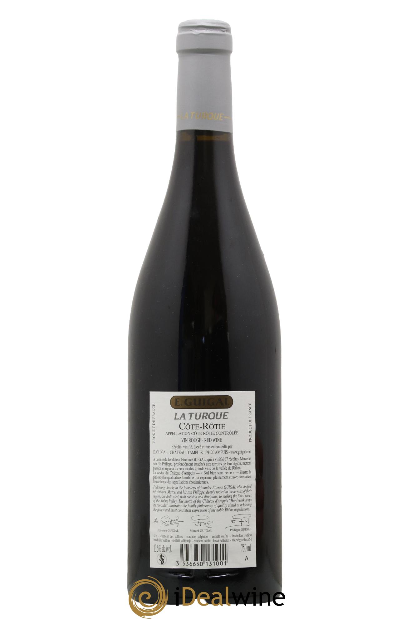 Côte-Rôtie La Turque Guigal 2013 - Lot de 1 bouteille - 1
