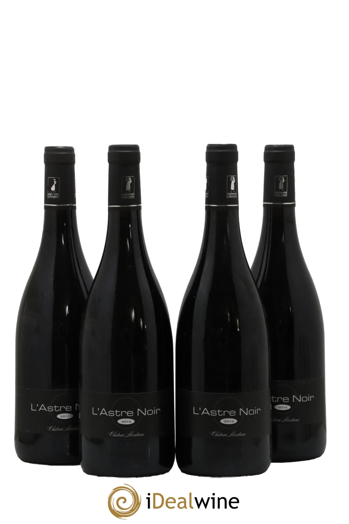 Côtes du Roussillon Les Aspres L'Astre Noir Château Montana 2015 - Lot de 4 bouteilles - 0