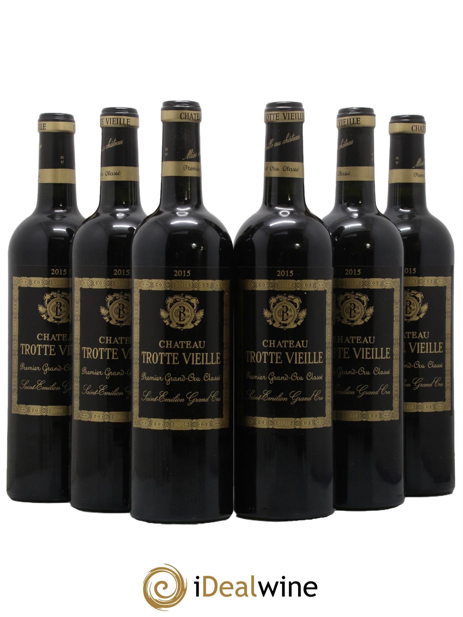 Château Trotte Vieille 1er Grand Cru Classé B 2015 - Lot de 6 bouteilles - 0