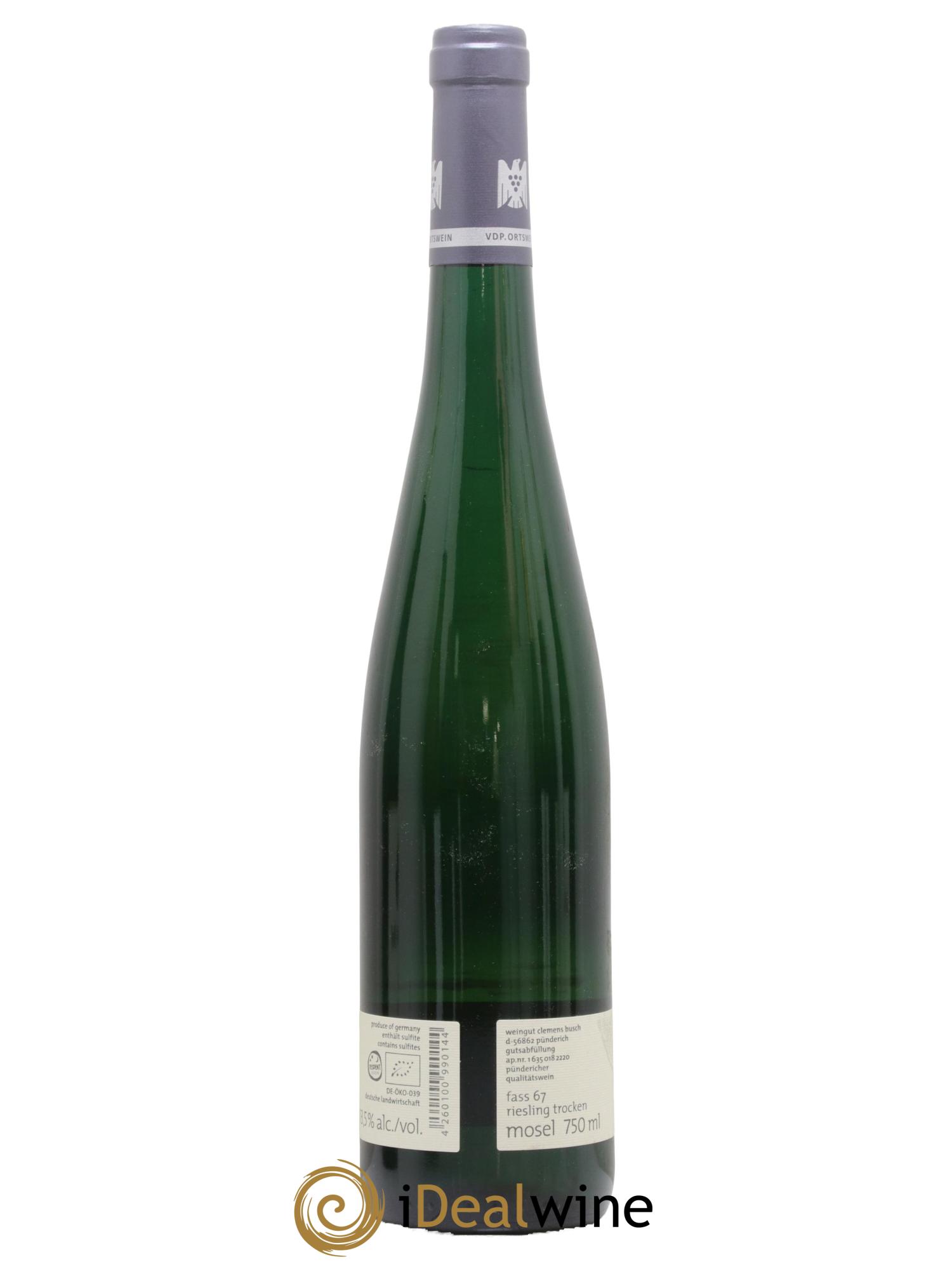 Allemagne Mosel-Saar Riesling Vom blauen Schiefer Fass 67 Weiss Weingut Clemens Busch 2018 - Posten von 1 Flasche - 1