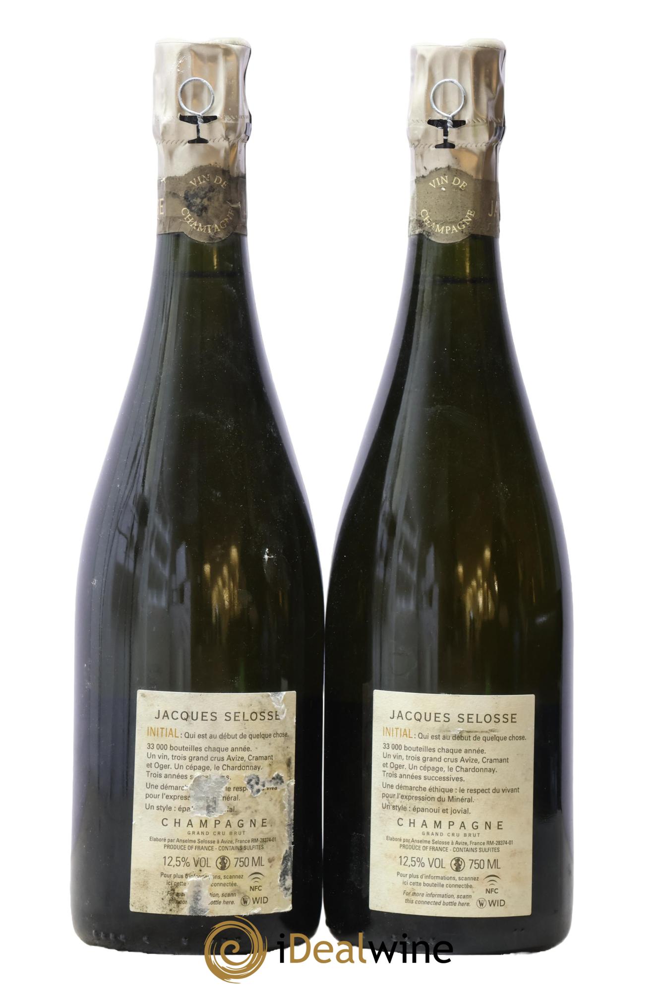 Initial Brut Jacques Selosse - Lot de 2 bouteilles - 1