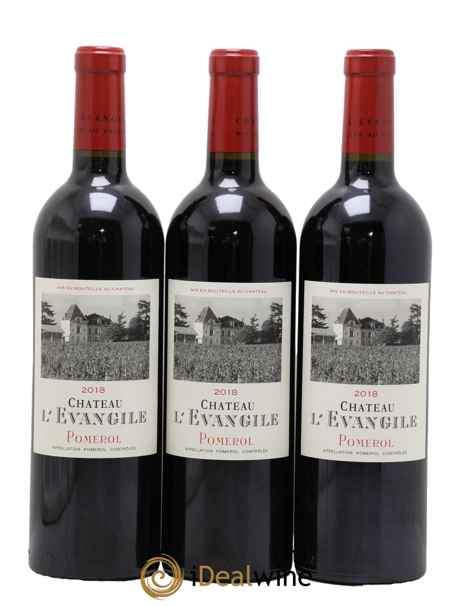 Château l' Évangile 2018 - Lotto di 6 bottiglie - 3