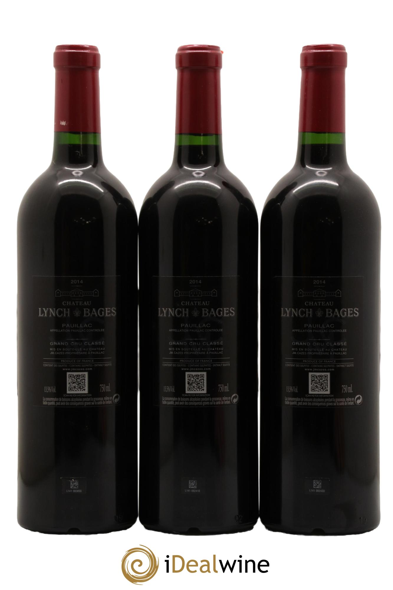 Château Lynch Bages 5ème Grand Cru Classé 2014 - Lot of 12 bottles - 6