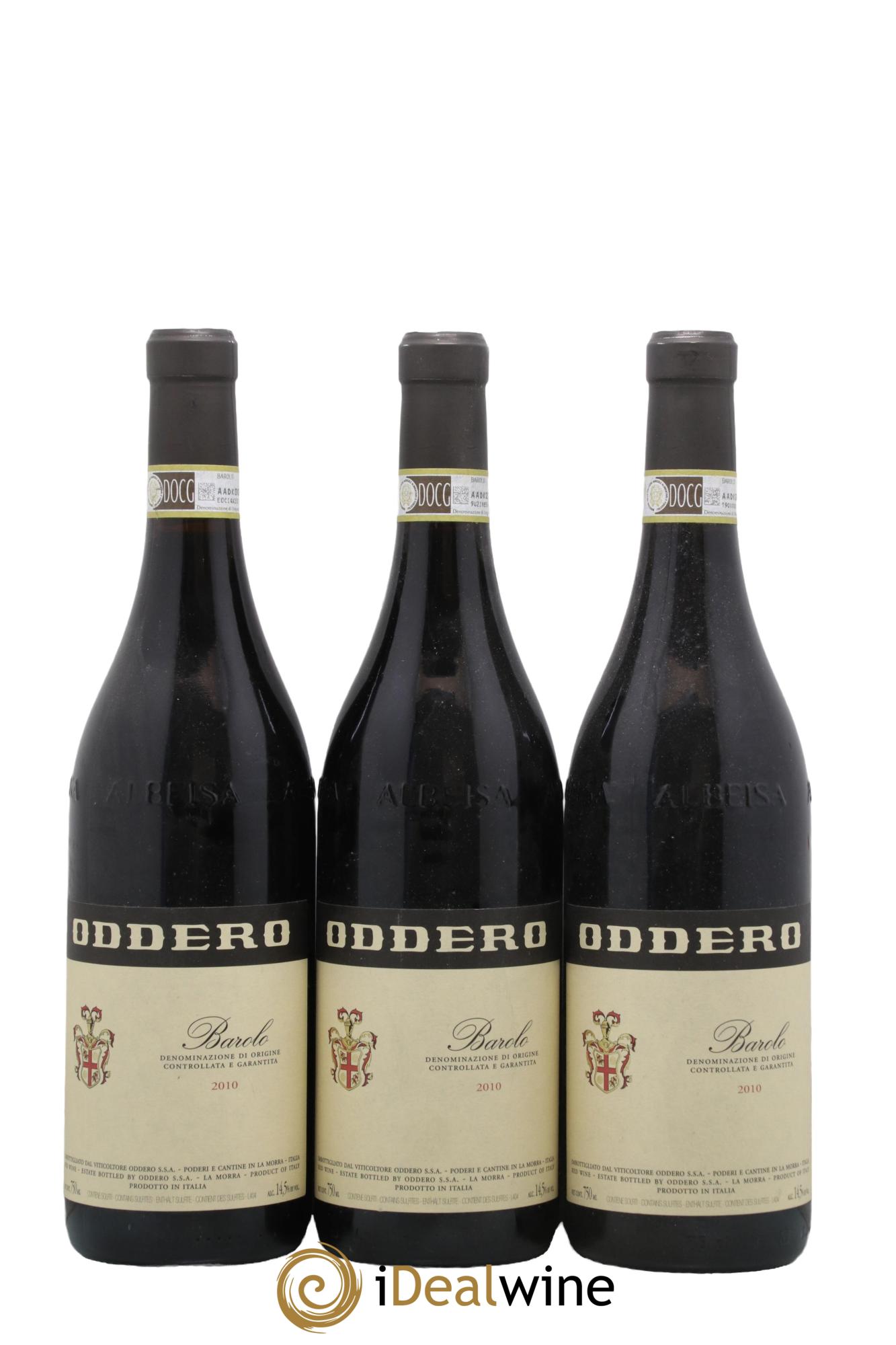 Barolo Oddero 2010 - Posten von 3 Flaschen - 0