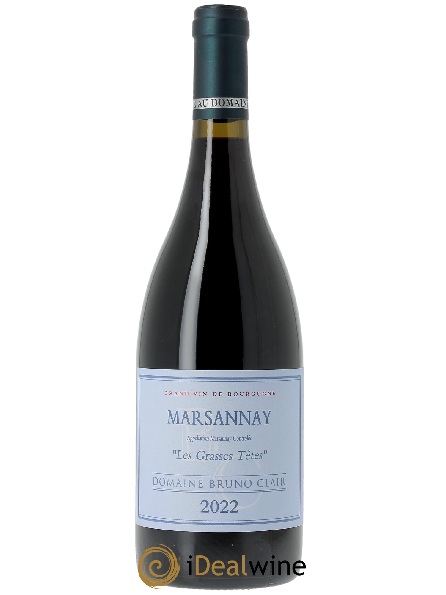 Marsannay Les Grasses Tetes Bruno Clair (Domaine) 2022 - Posten von 1 Flasche - 0
