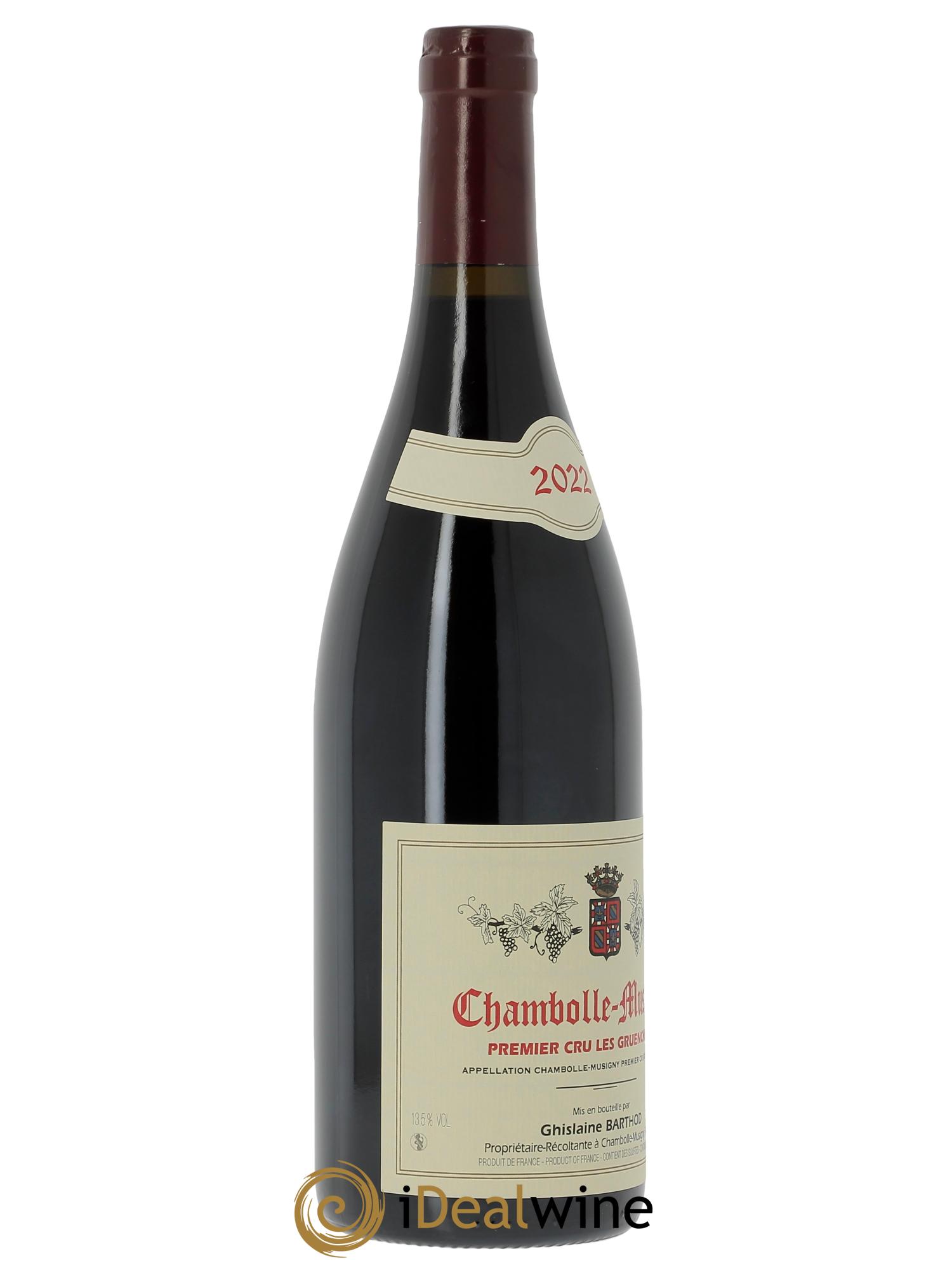 Chambolle-Musigny 1er Cru Les Gruenchers Ghislaine Barthod 2022 - Posten von 1 Flasche - 2