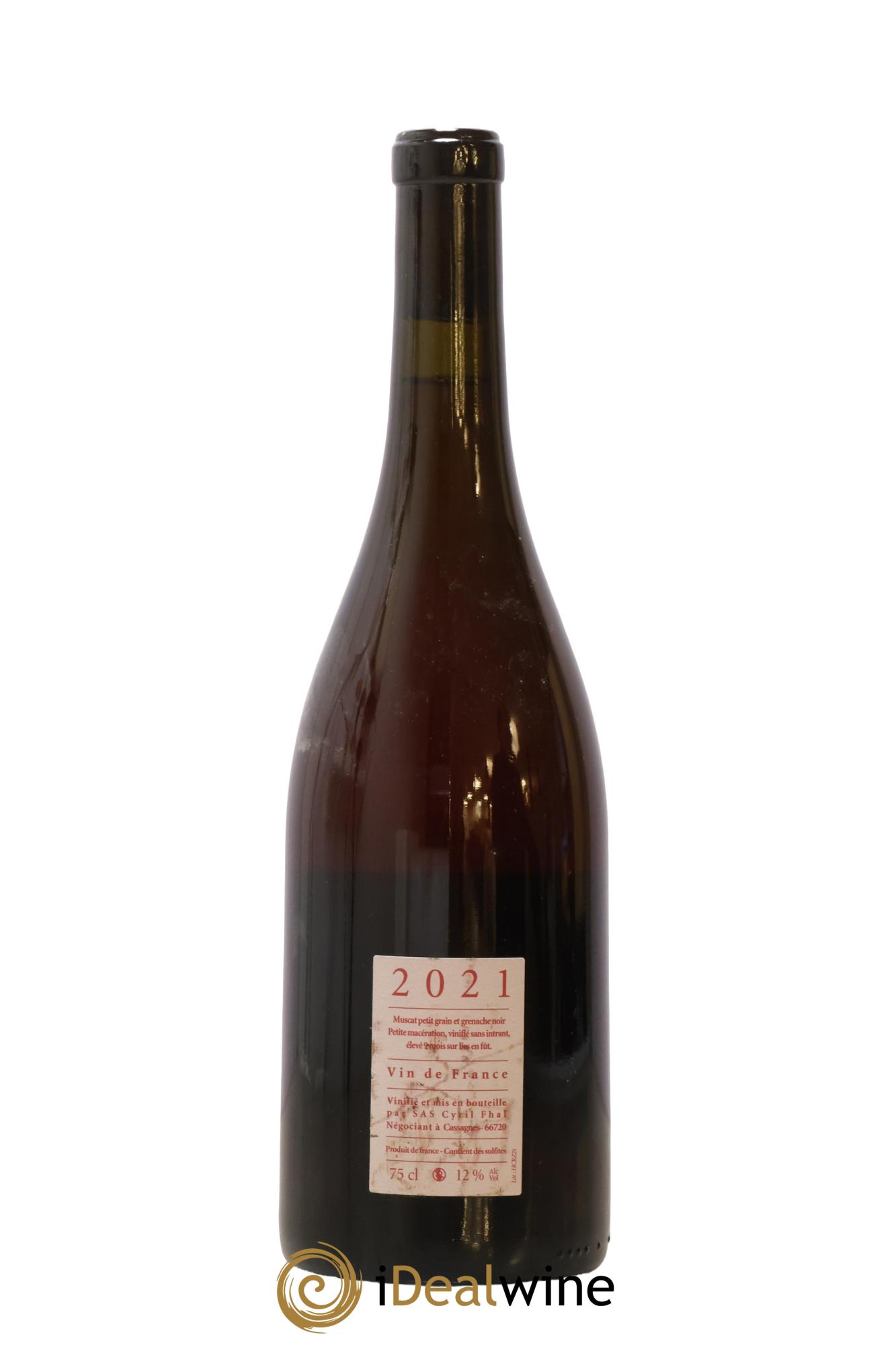 Vin de France Le Rouge Et Le Blanc Domaine Fhal Cyril 2021 - Lot de 1 bouteille - 1
