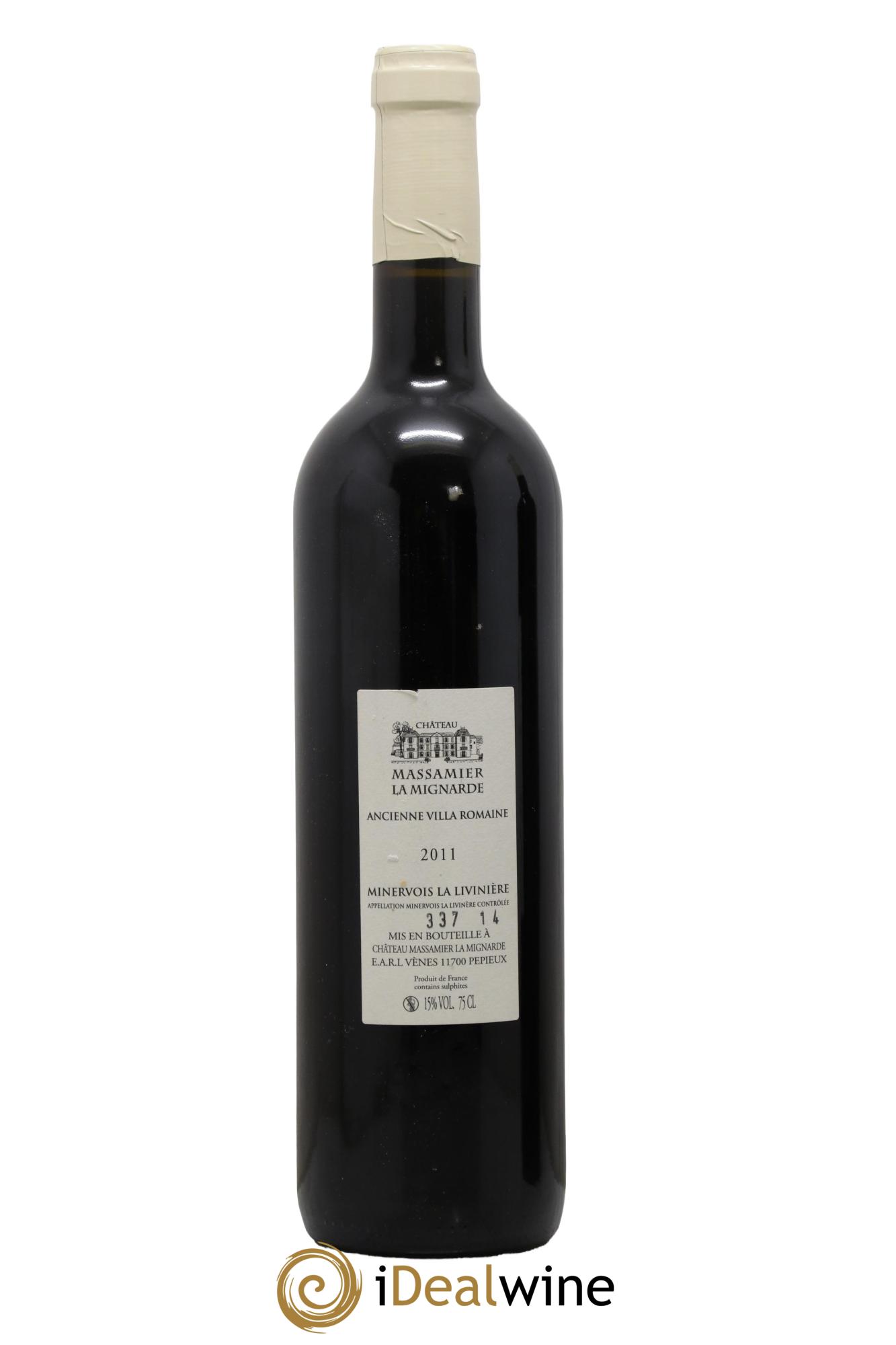 Minervois La Livinière Domus Maximus MMXI Château Massamier La Mignarde 2011 - Posten von 1 Flasche - 1