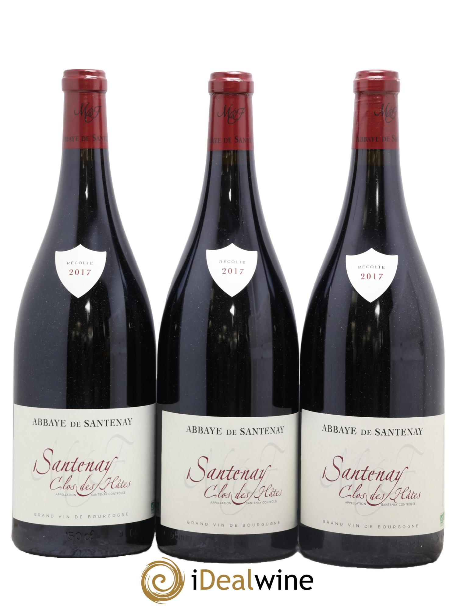 Santenay Clos des Hates Abbaye de Santenay 2017 - Lot de 3 magnums - 0