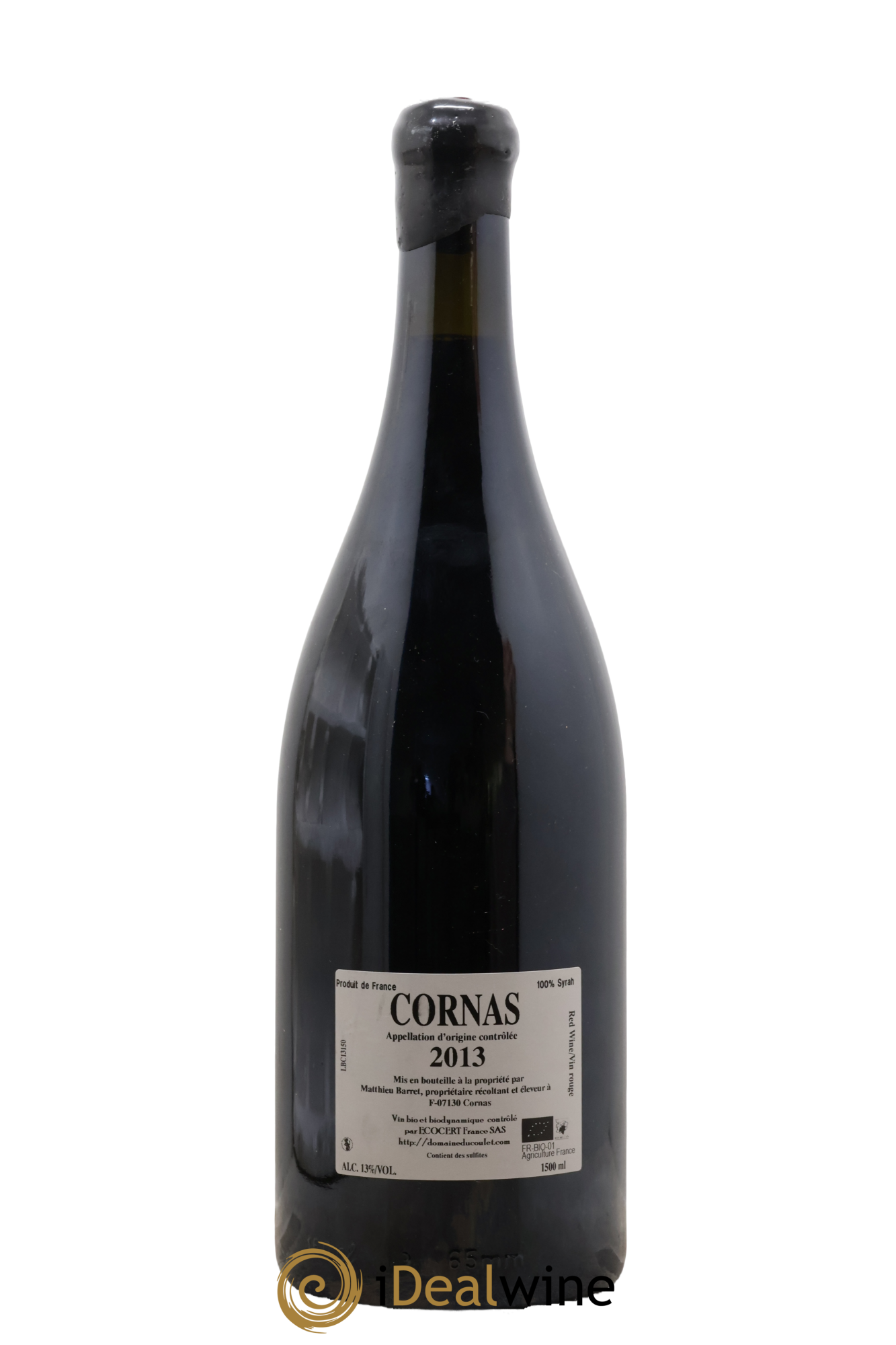 Cornas Brise Cailloux Coulet (Domaine du) - Matthieu Barret 2013 - Lot de 1 magnum - 1