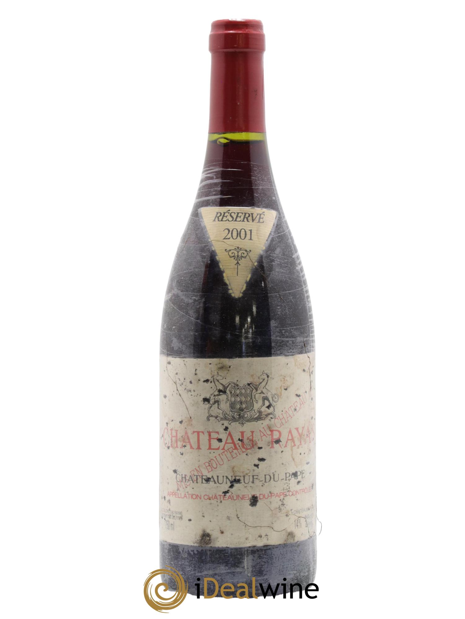 Châteauneuf-du-Pape Château Rayas Emmanuel Reynaud 2001 - Posten von 1 Flasche - 0