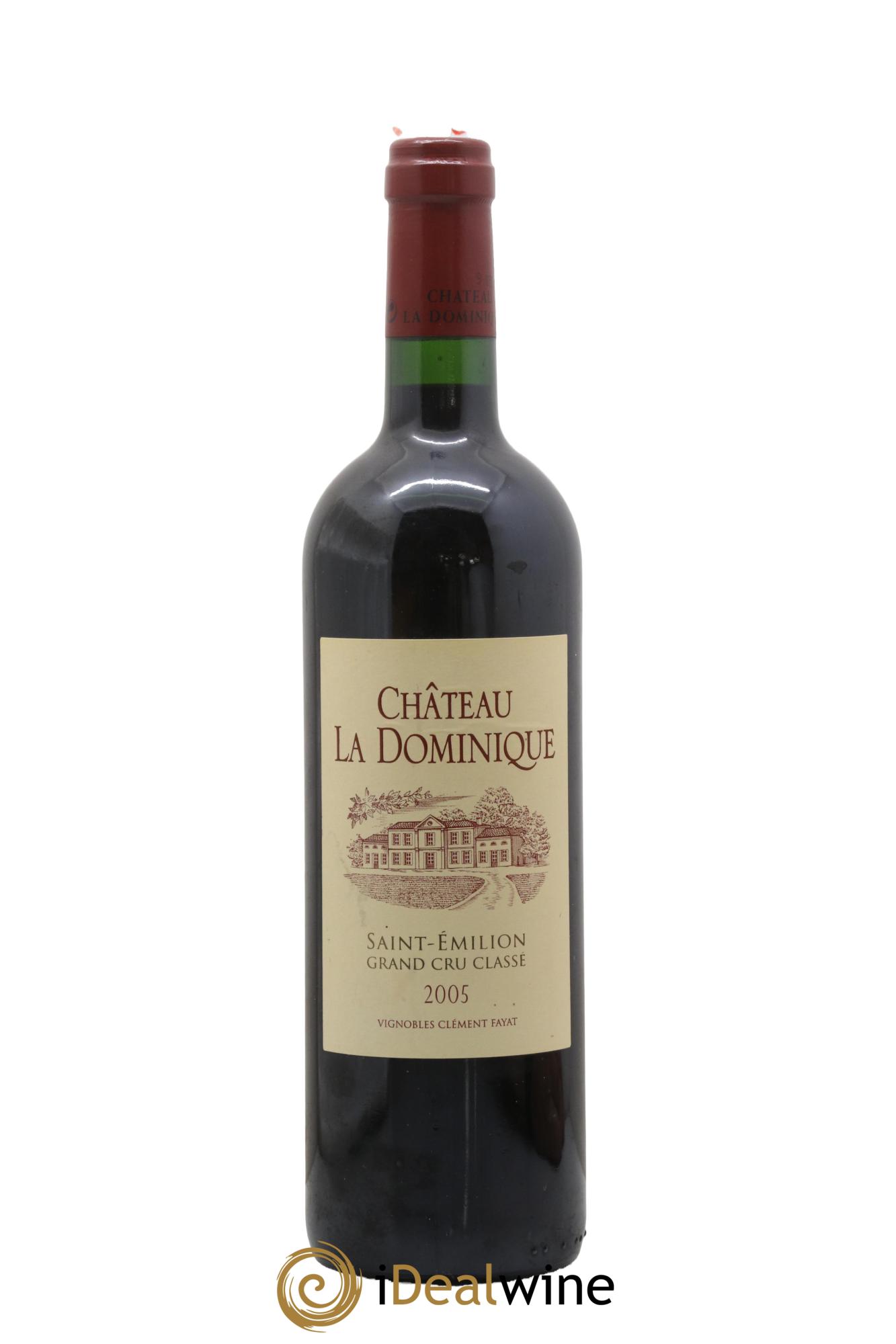 Château la Dominique Grand Cru Classé 2005 - Lot de 1 bouteille - 0