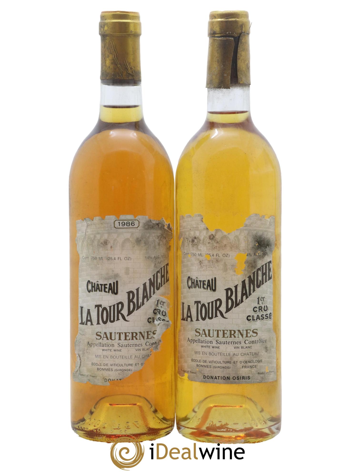 Château la Tour Blanche 1er Grand Cru Classé - Lotto di 2 bottiglie - 0